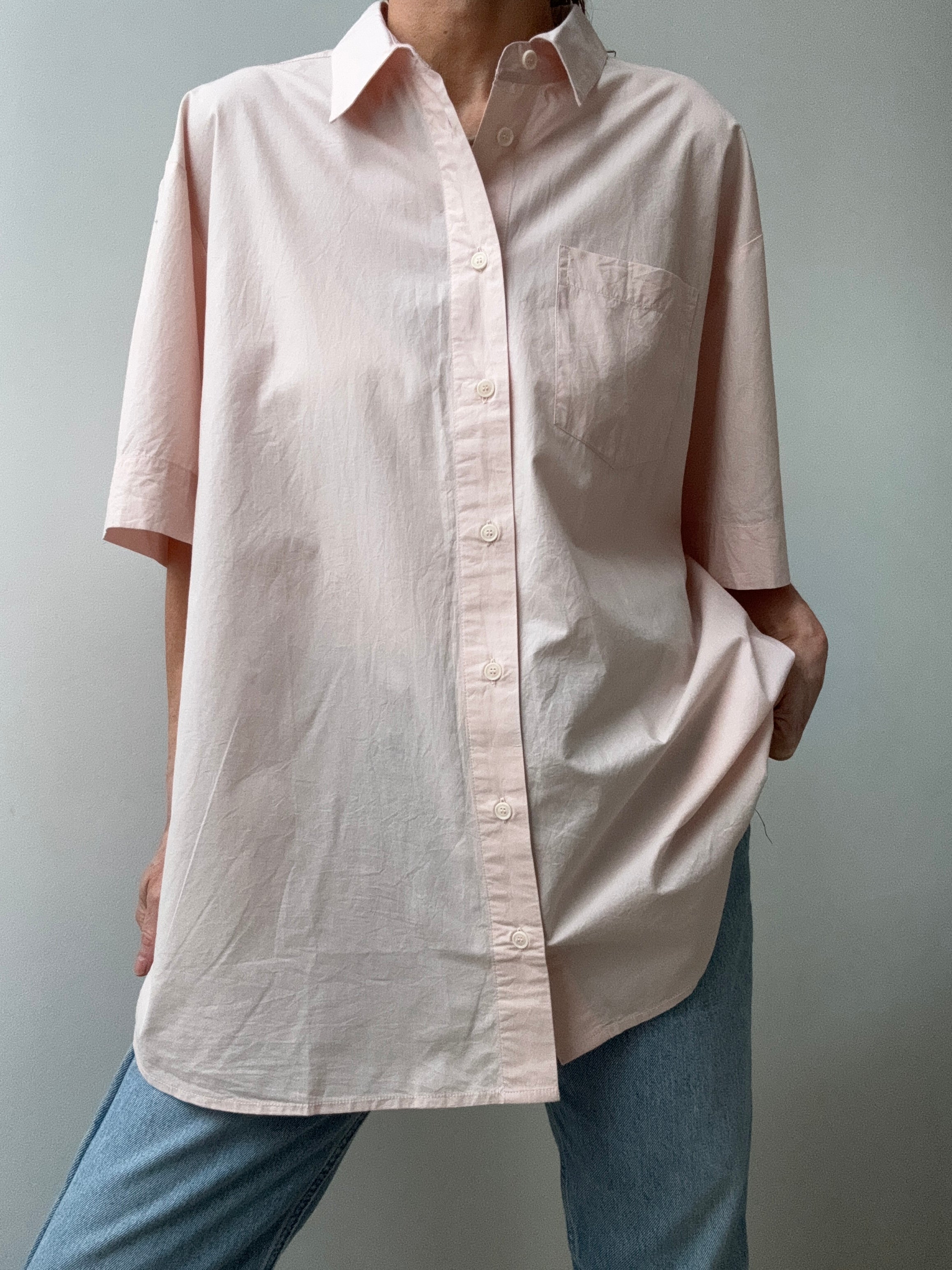 Organic Cotton Aggie Shirt Pink Blossom