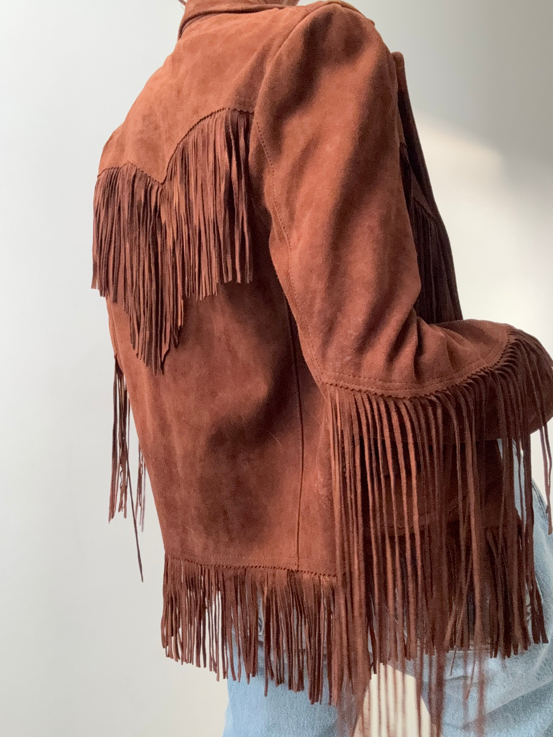 Brown Tassel Vintage Jacket