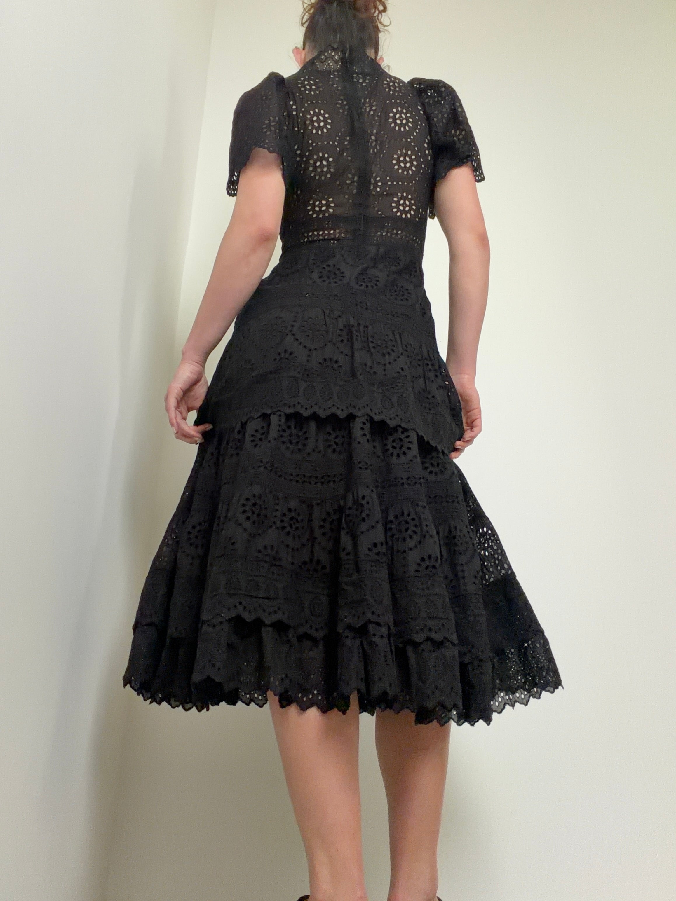 Eyelet Prairie Midi Dress