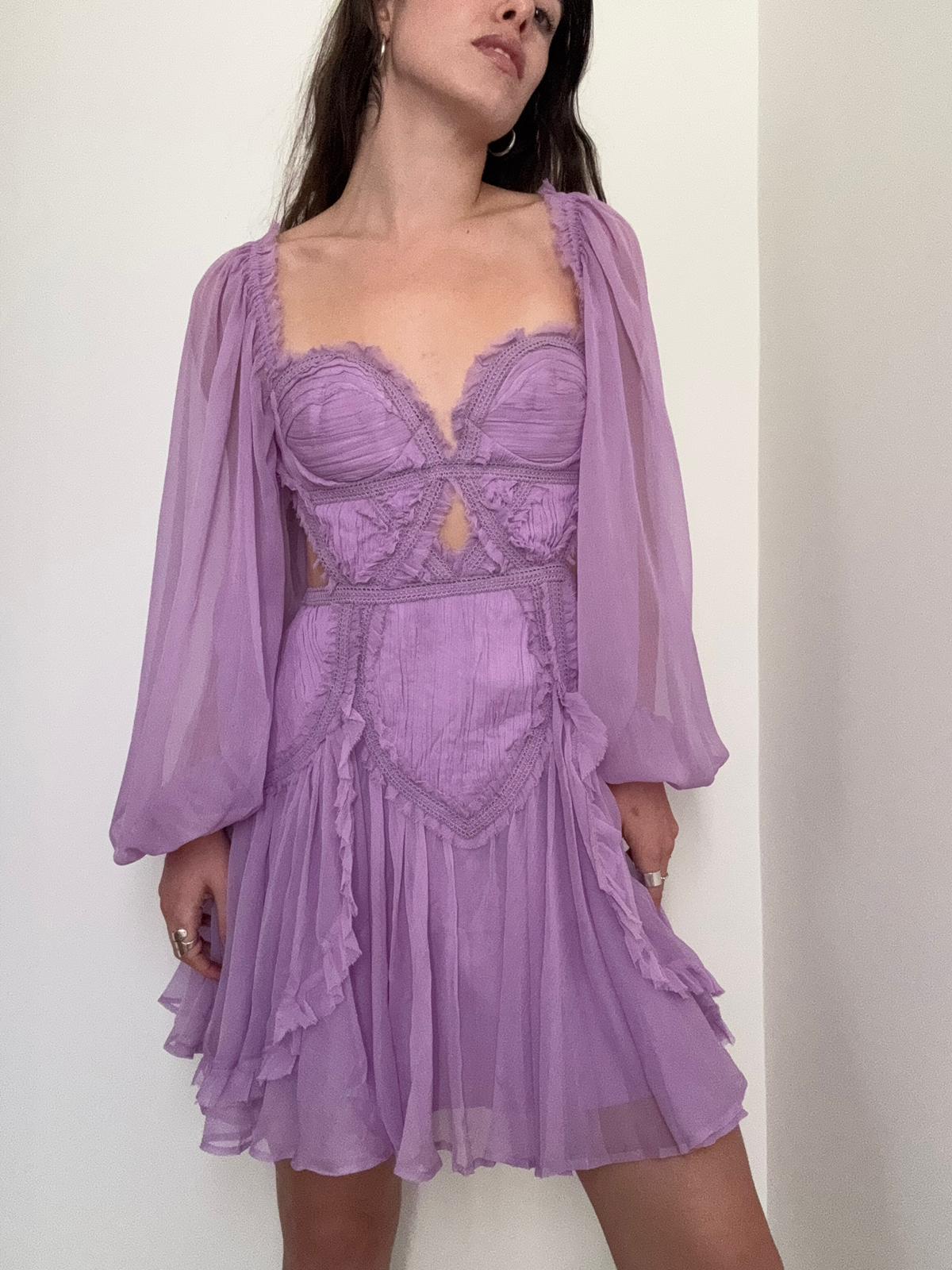 Lilac Maiden Mini Dress | Dresses