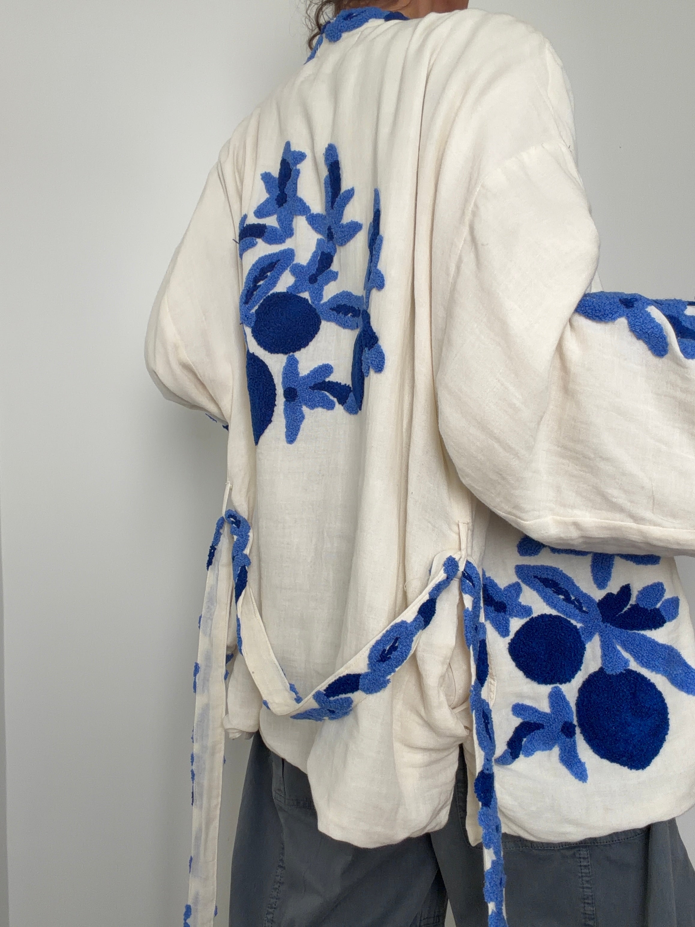 Amalfi Bloom Kimono Jacket