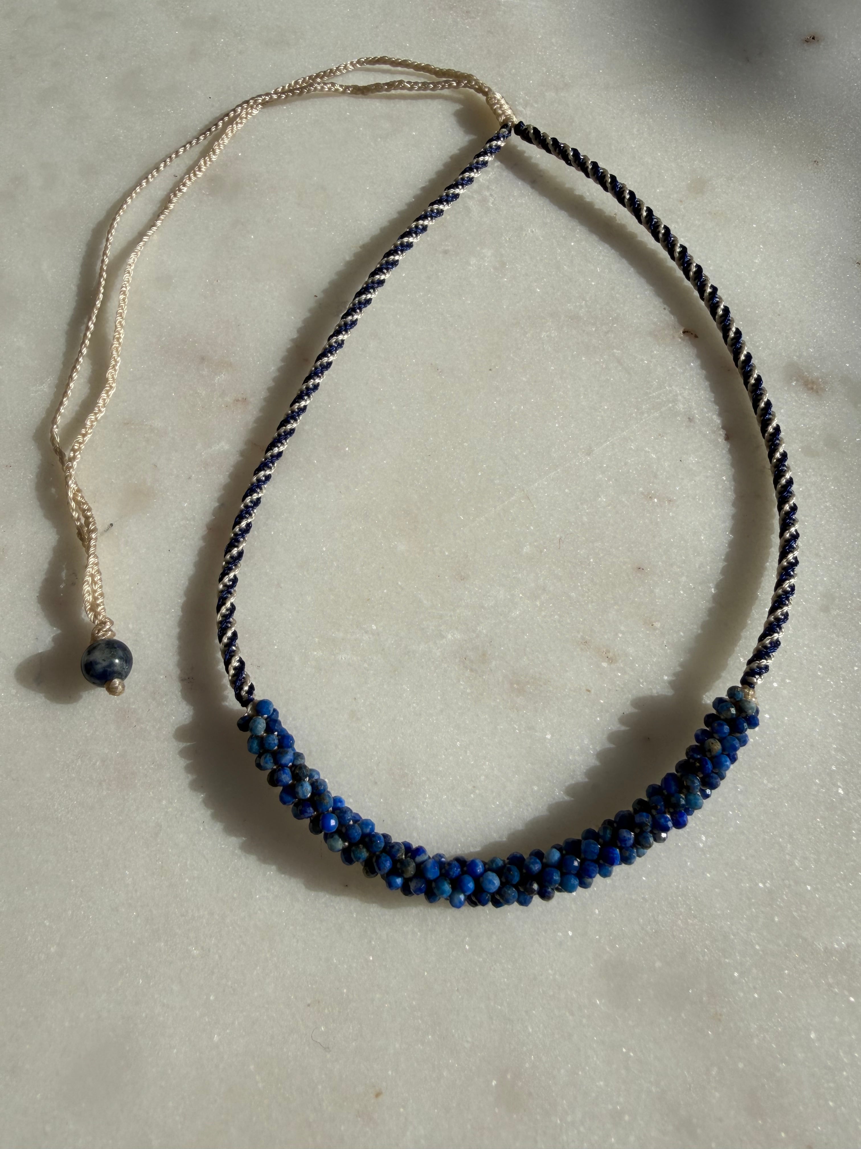Nomad Gem Choker Lapis | Necklaces