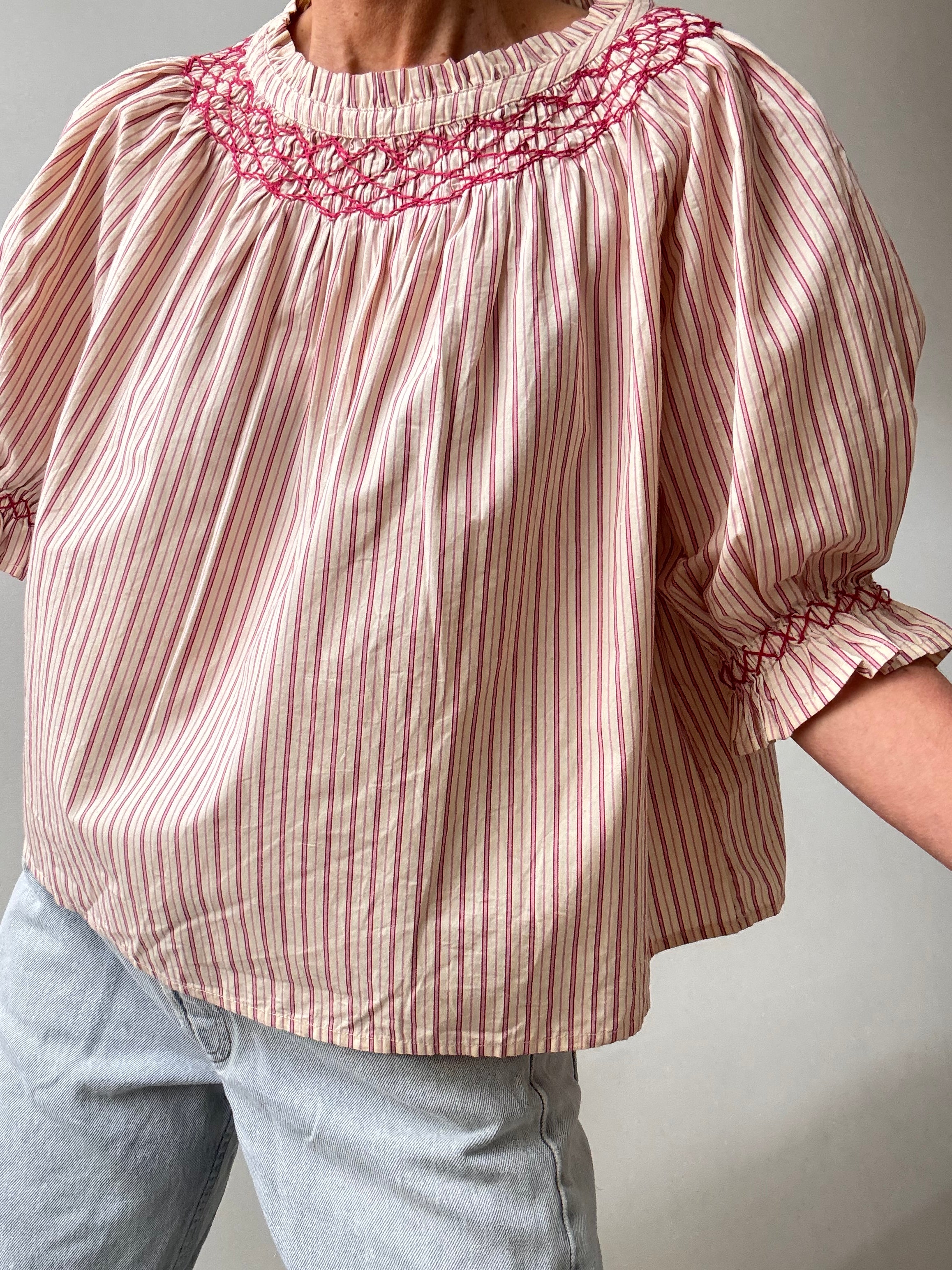 Fairy Tee Cotton Ruby Stripe