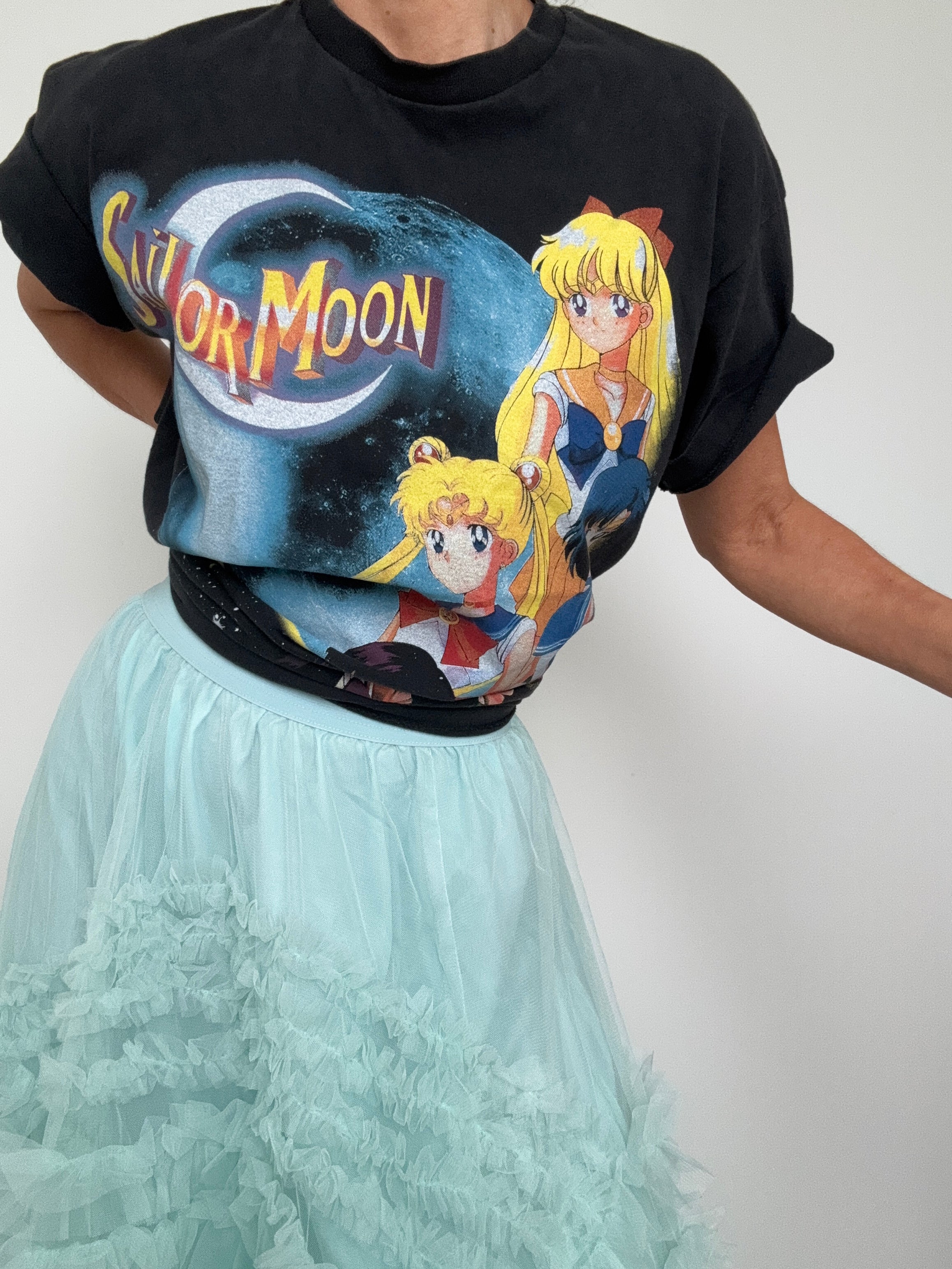 Sailor Moon Black Tee | T-Shirts