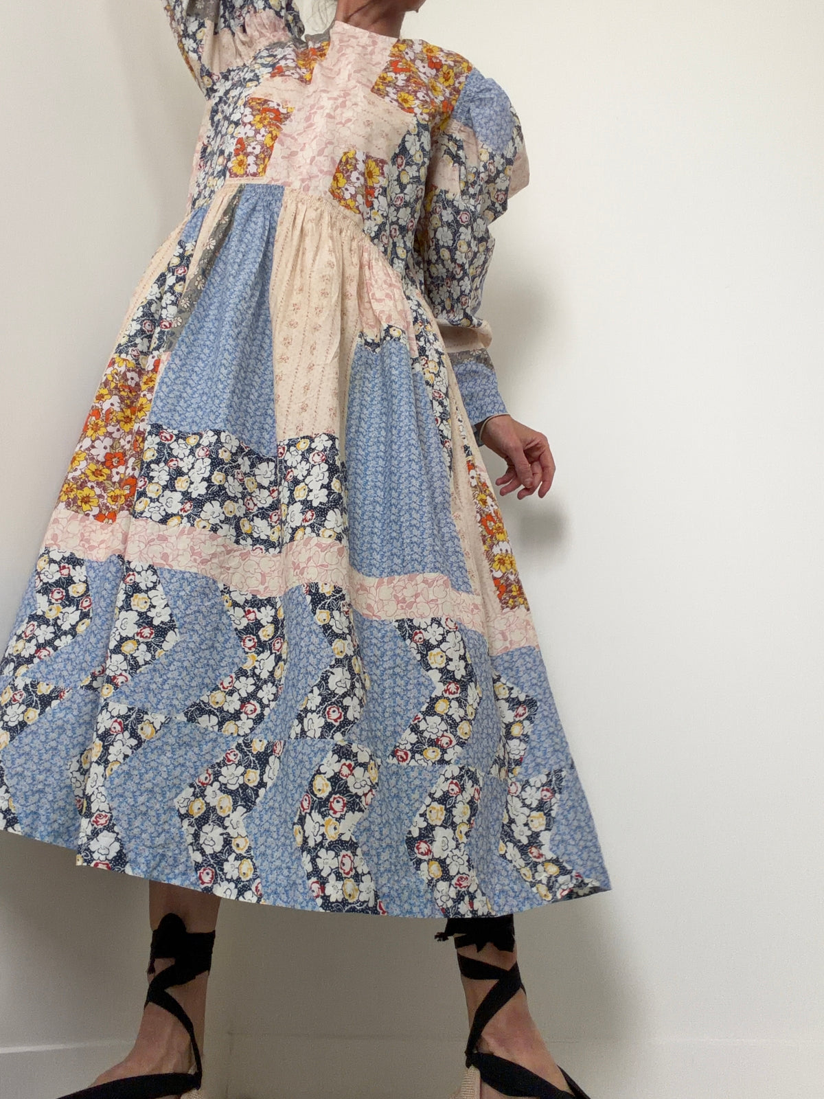 Patchwork Cotton Dress