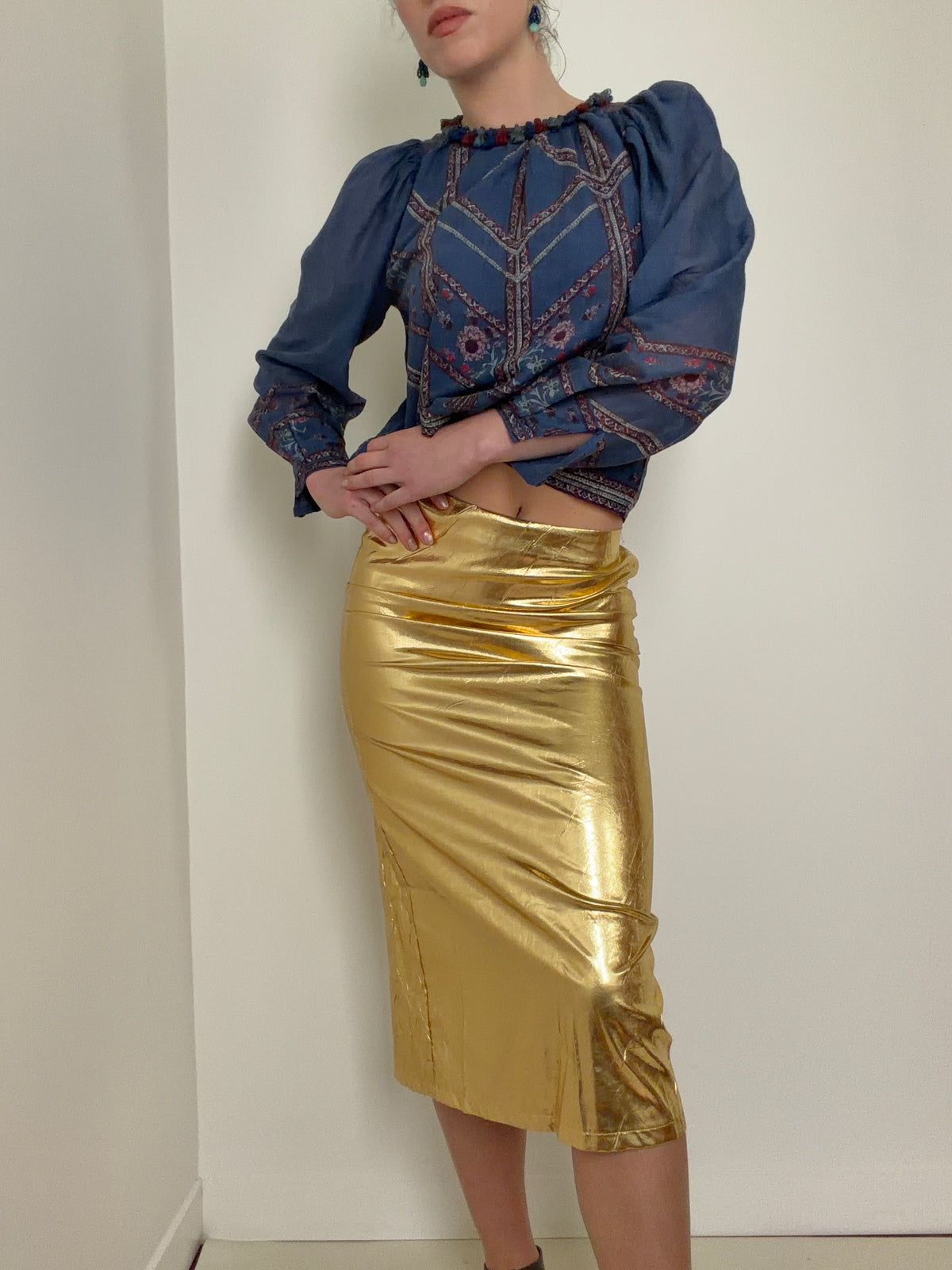 Gold Foil Skirt