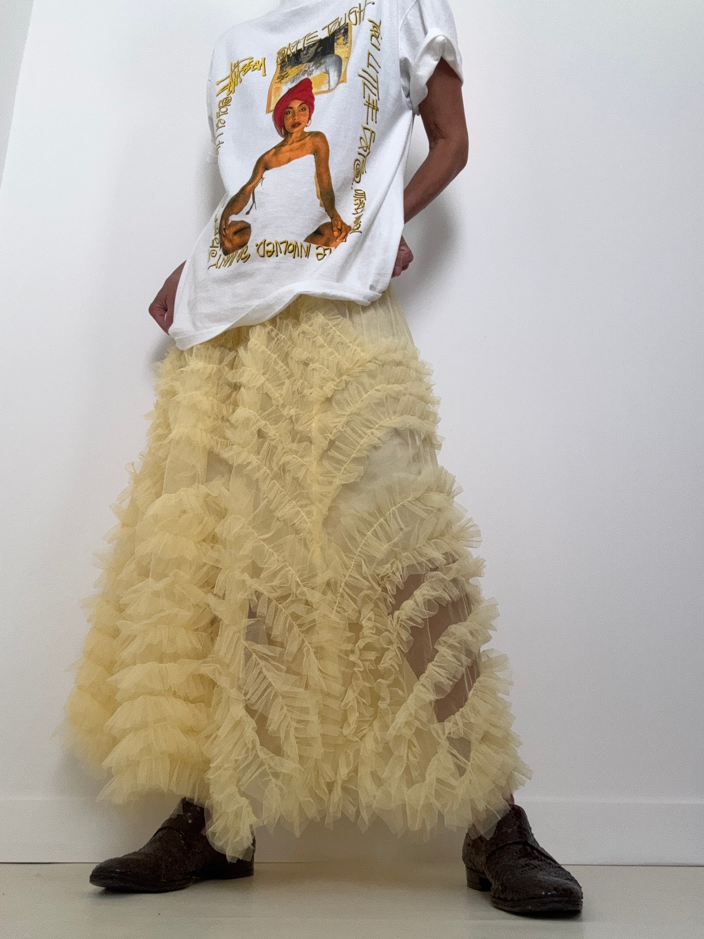 Sunshine Tulle Maxi Skirt