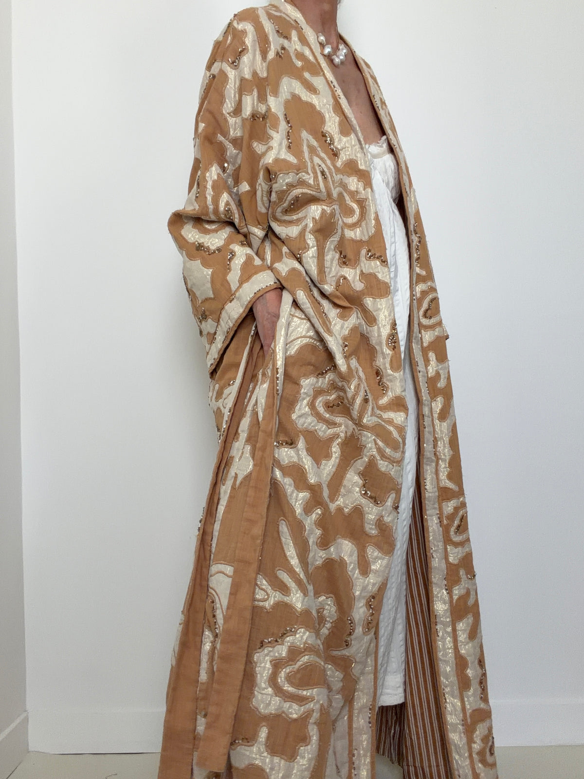 Desert Gold Embellished Robe