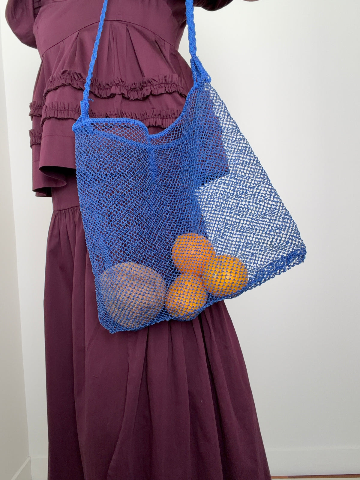 Handmade Nylon Bag Colbolt Blue