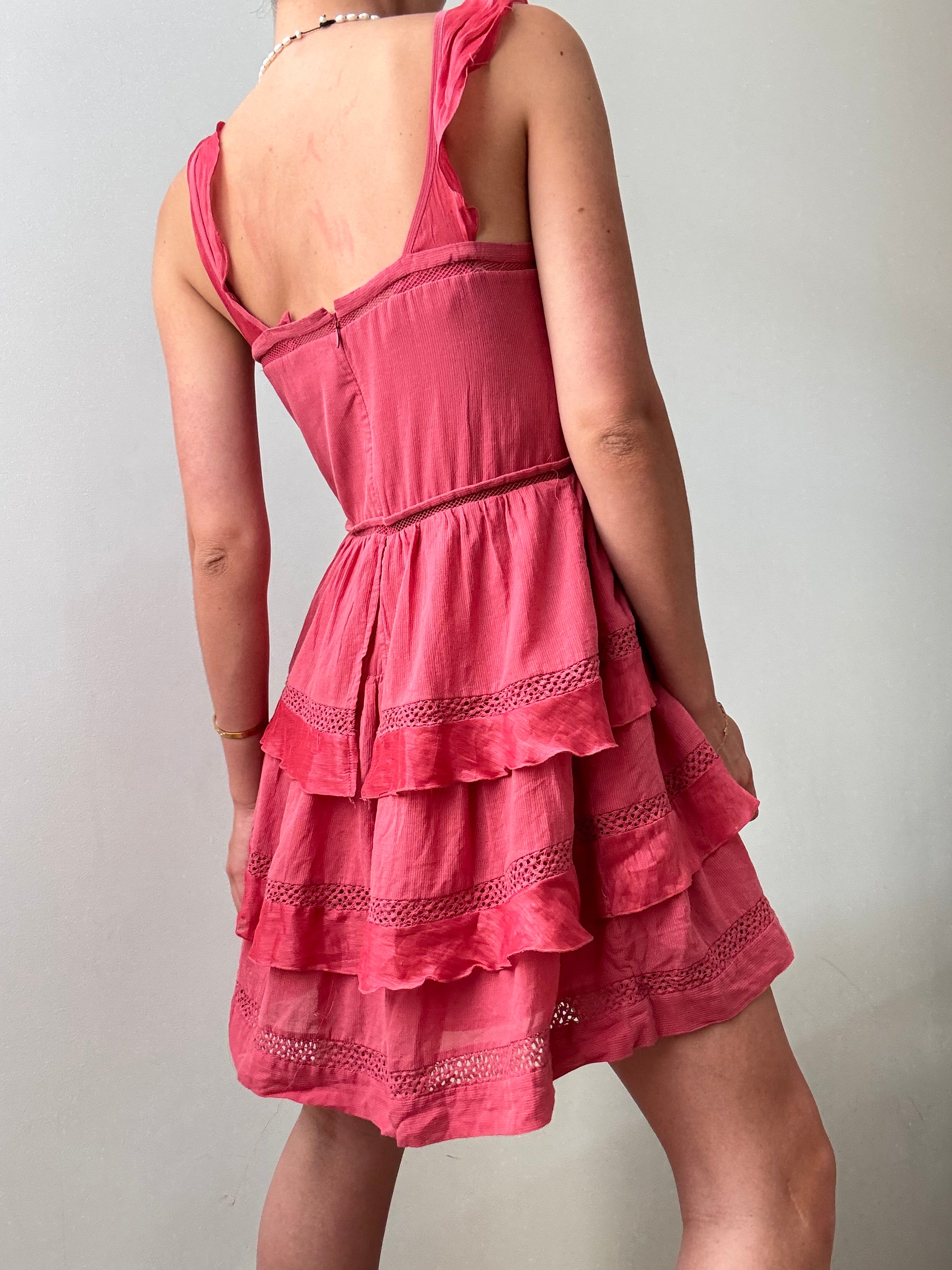 Little Sunset Dress With Frill