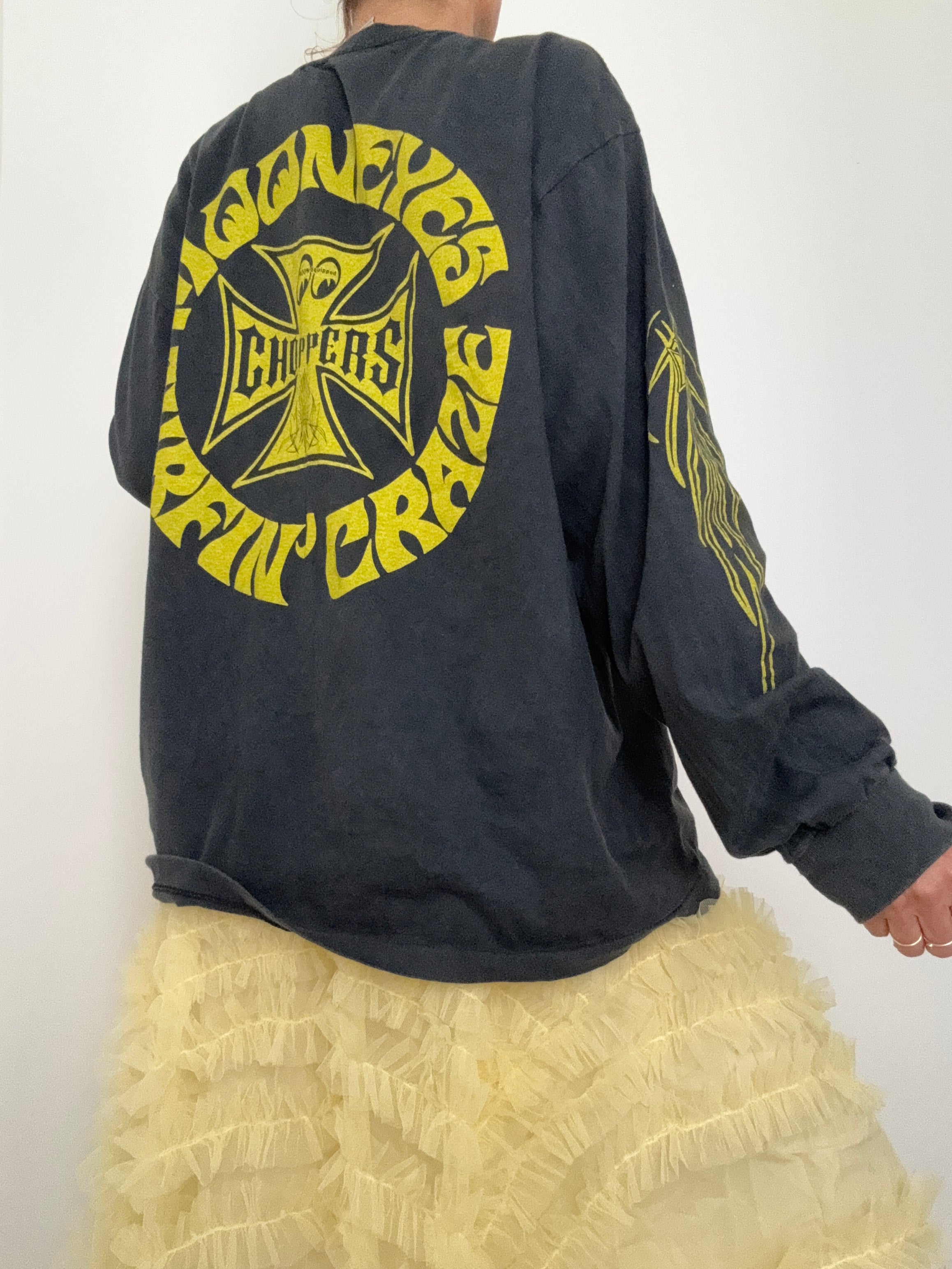 West Choppers Black & Yellow Longsleeve