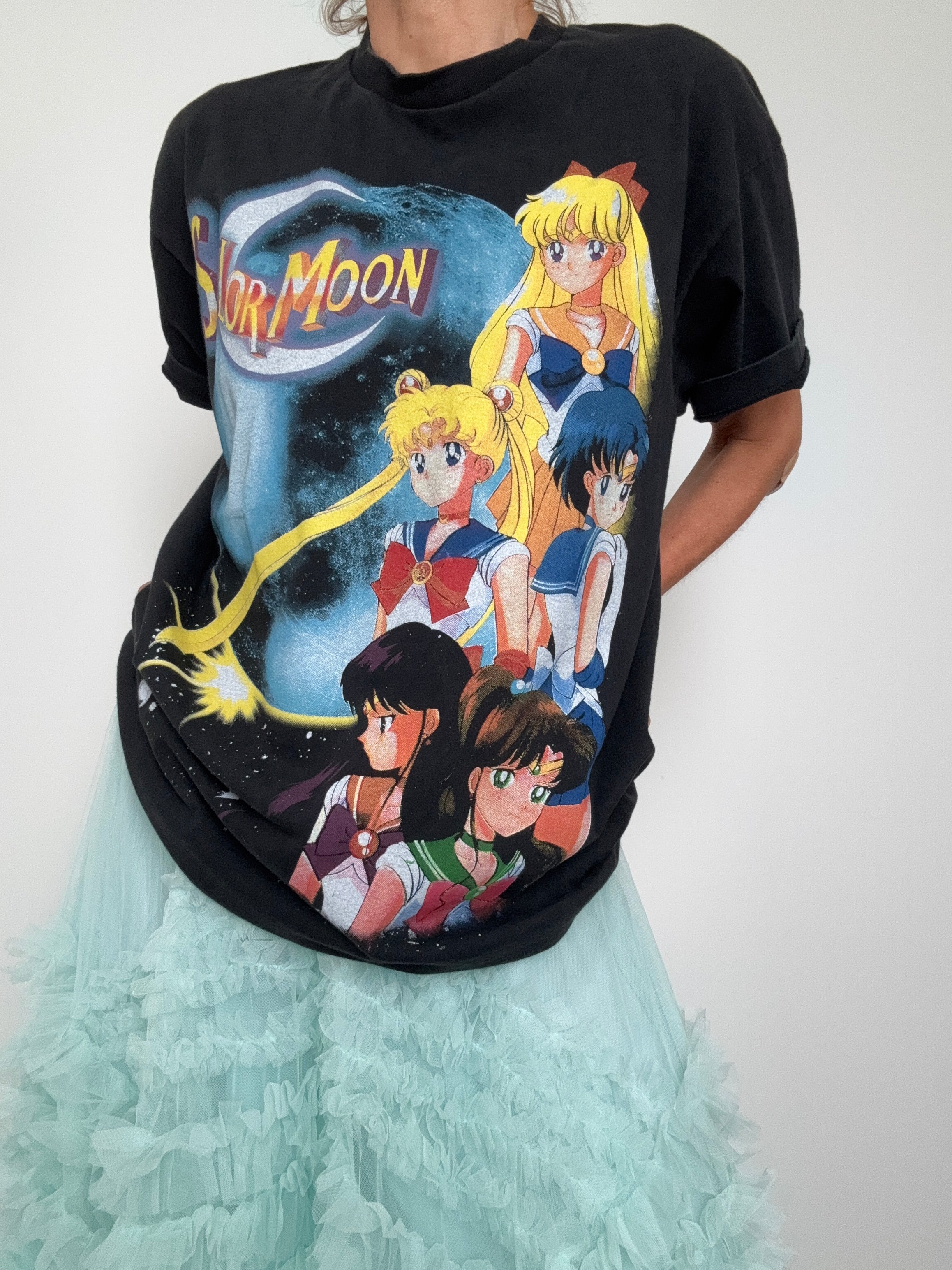 Sailor Moon Black Tee | T-Shirts