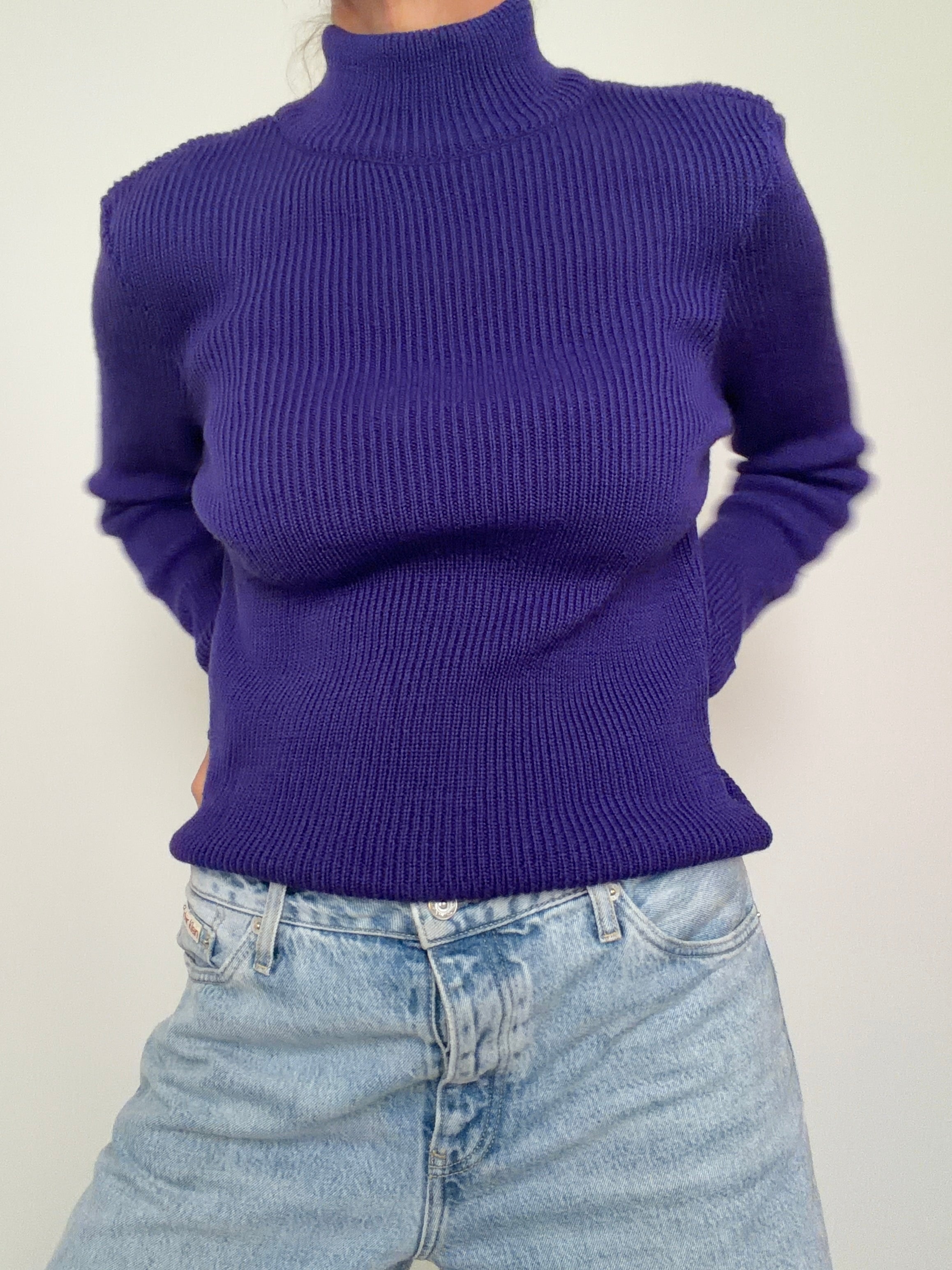 Electric Violet Knit