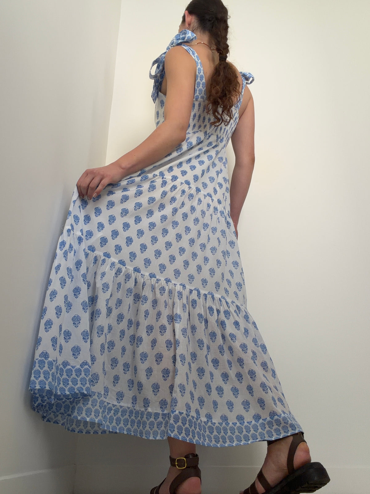 Tabitha Maxi Dress, Pineapple Print