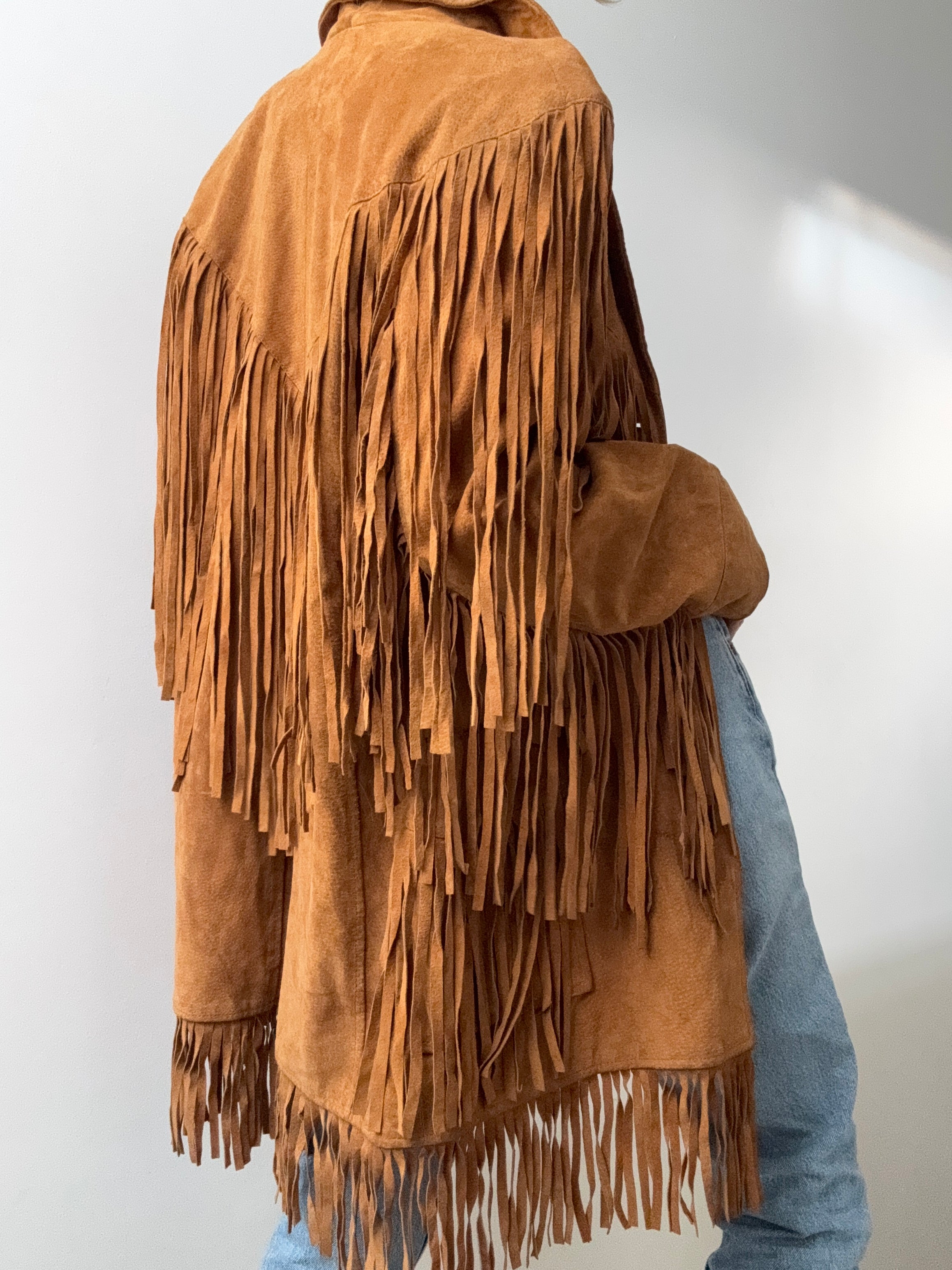 Cedars Tassel Suede Jacket