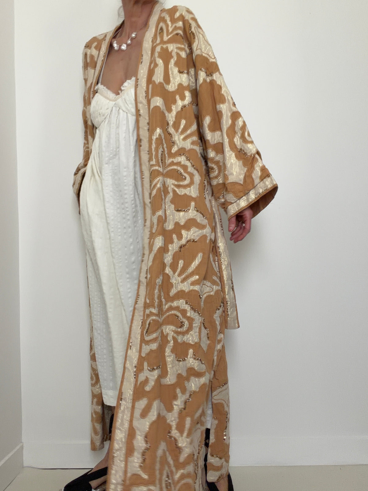 Desert Gold Embellished Robe