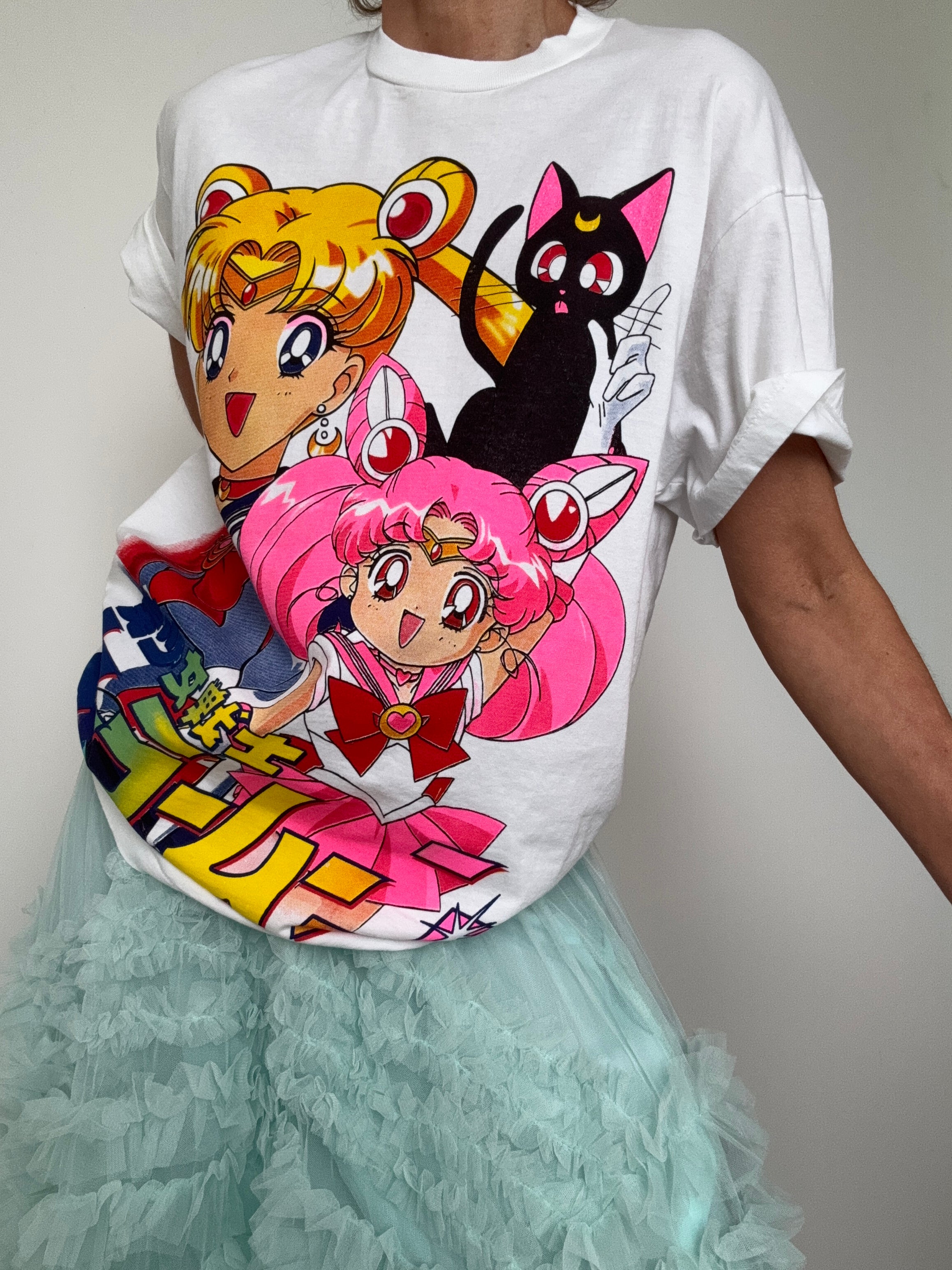 White Anime Tee