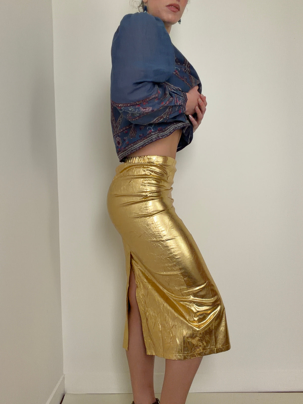 Gold Foil Skirt