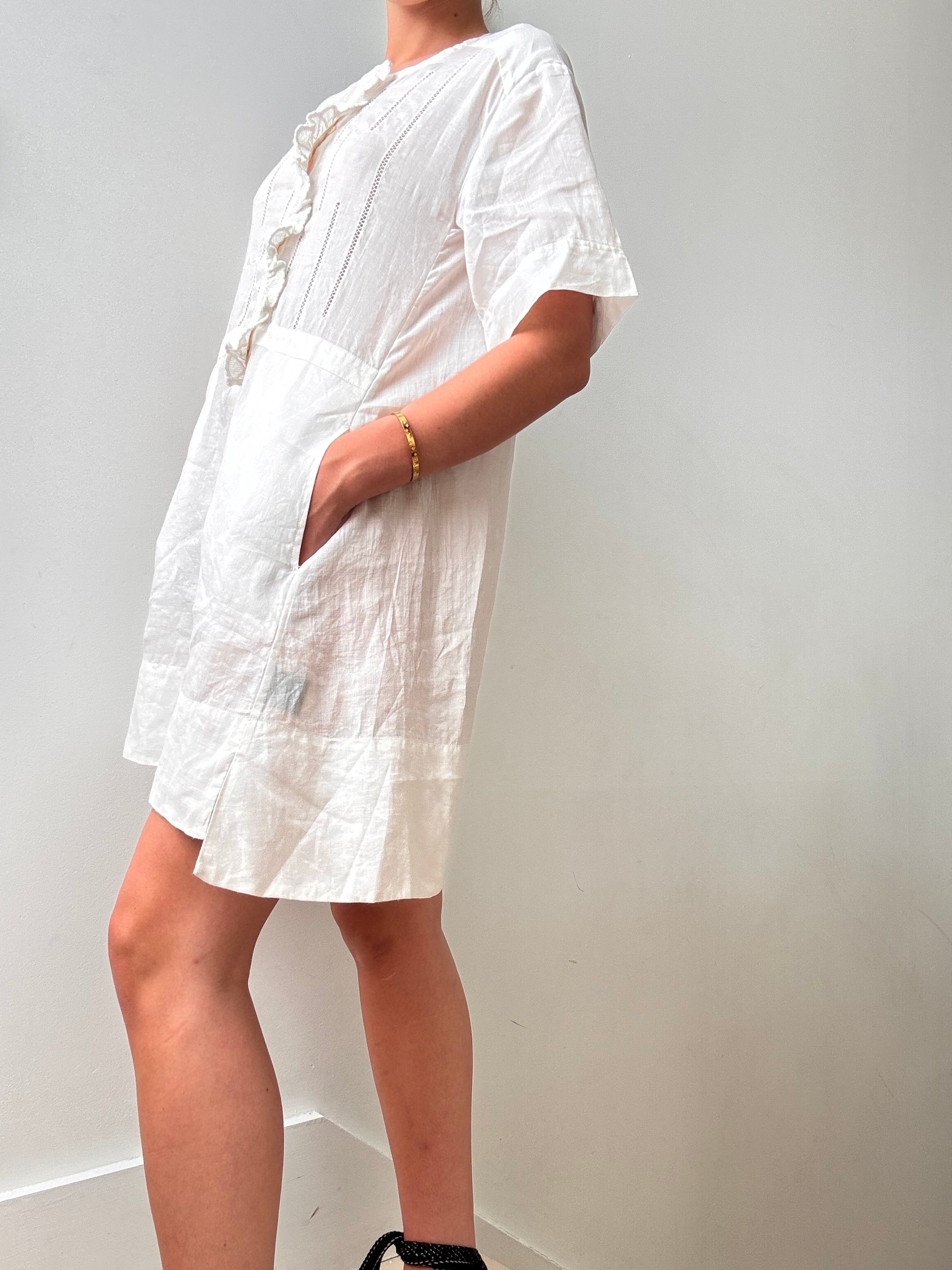 Shortsleeve Linen Dress