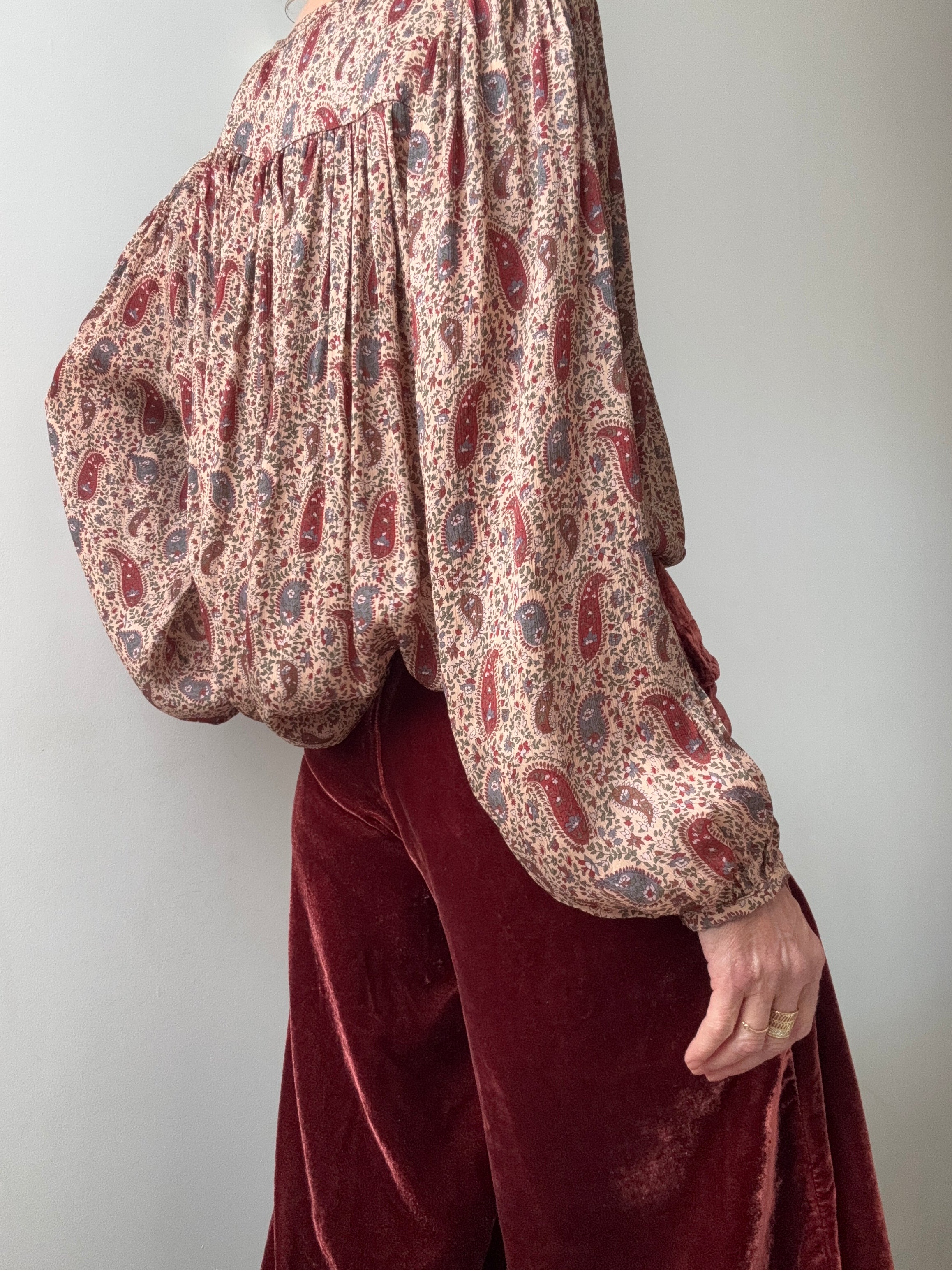 Paisley Viscose Blouse | Shirts