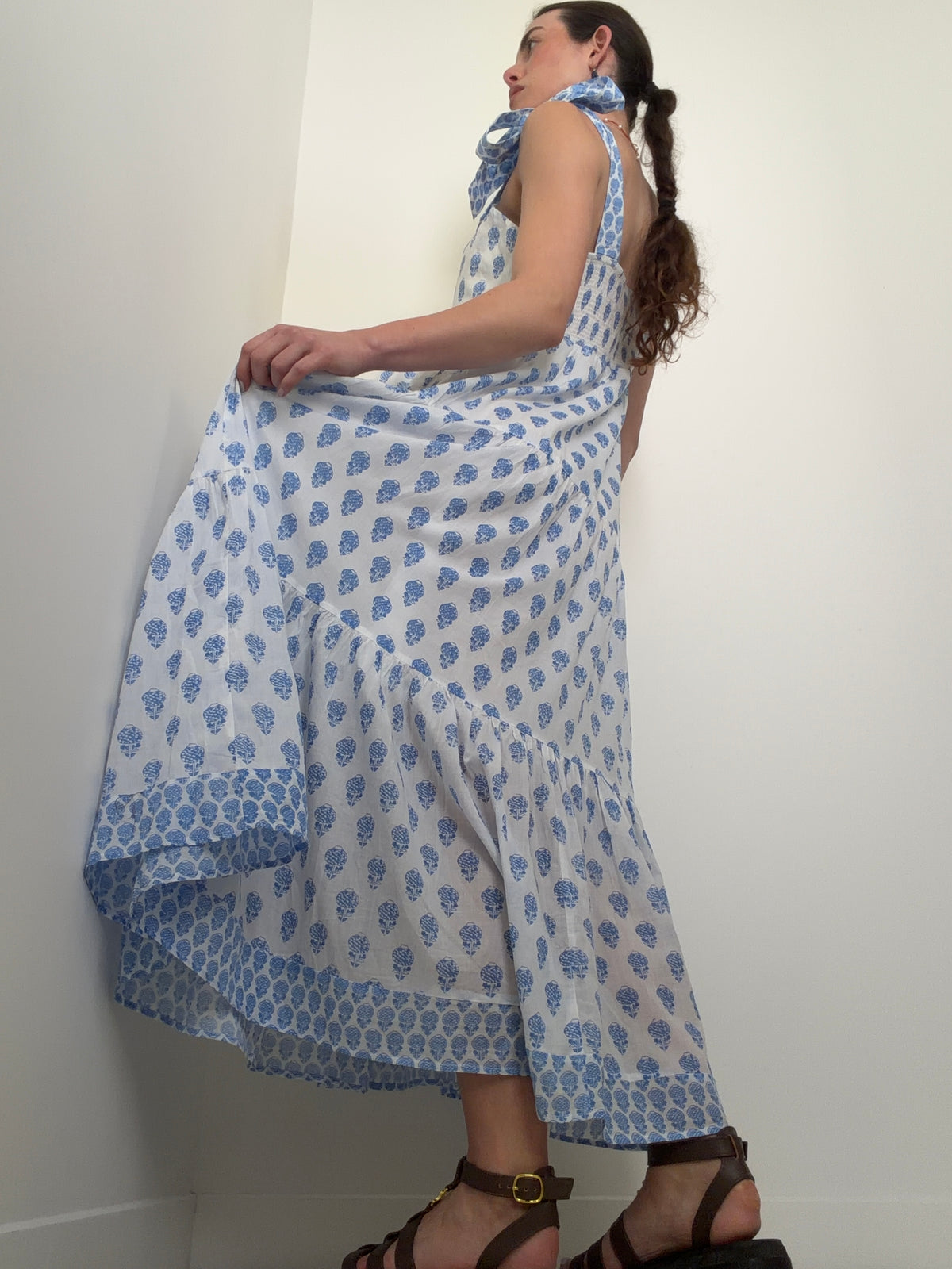 Tabitha Maxi Dress, Pineapple Print