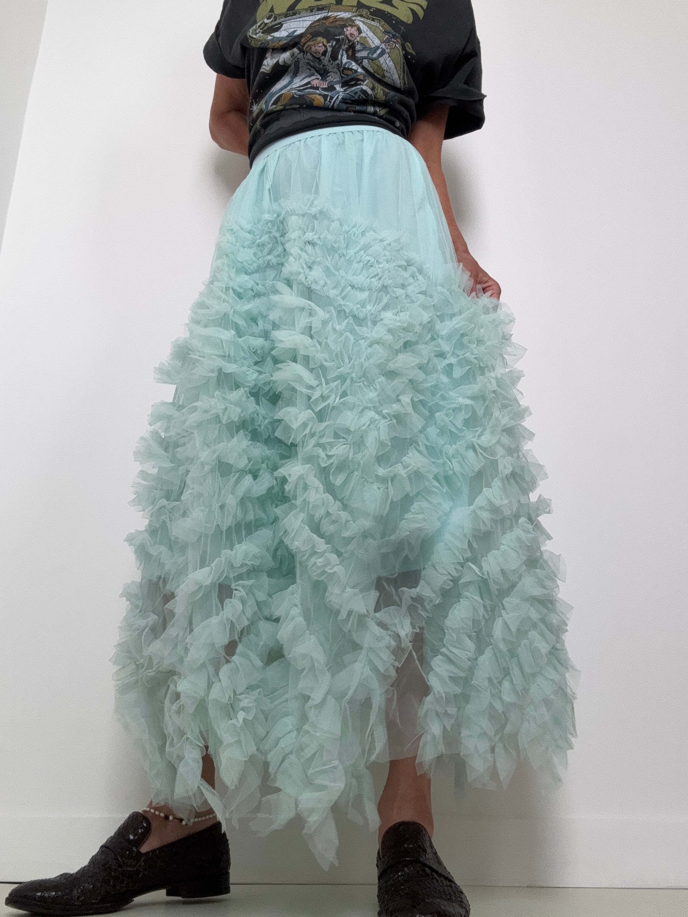 Seabreeze Tulle  Maxi Skirt