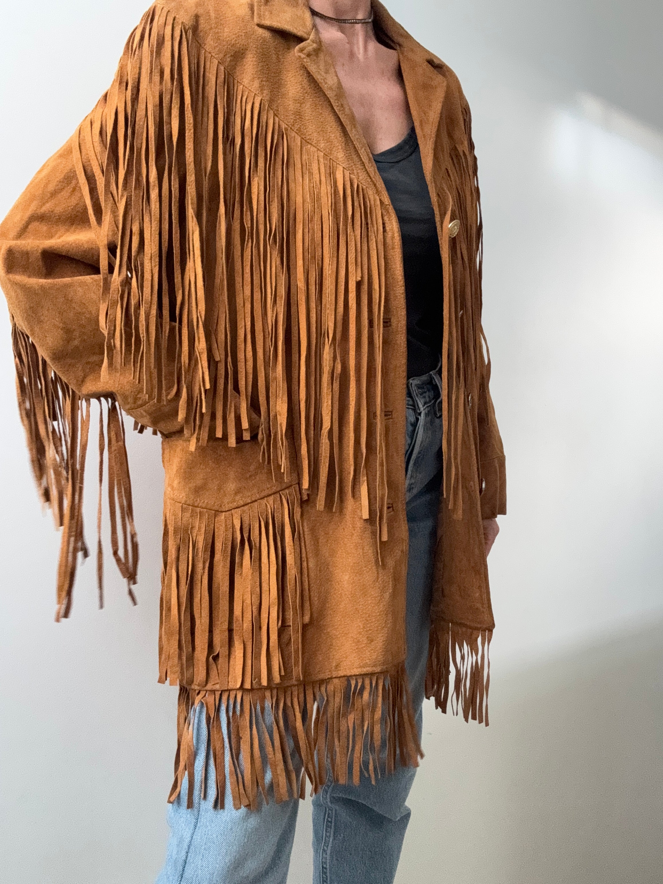 Cedars Tassel Suede Jacket