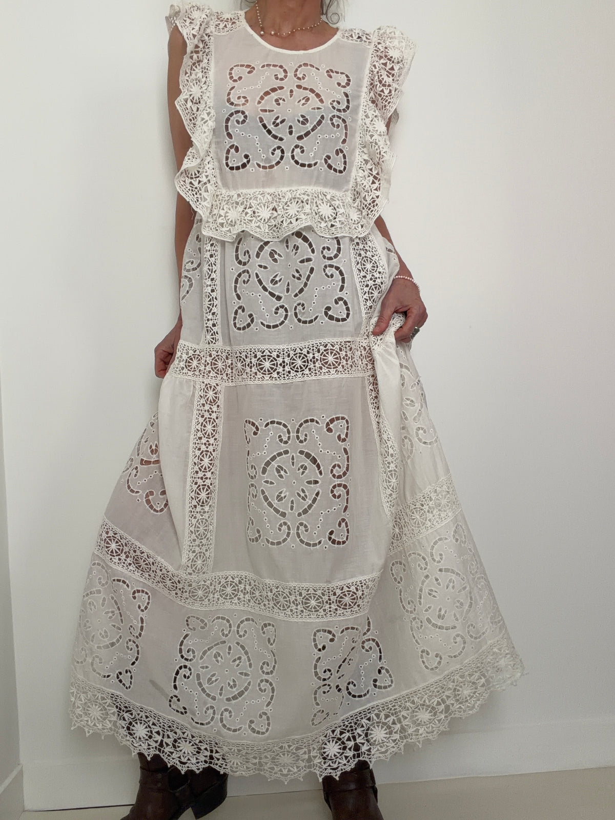 Dahlia Eyelet Maxi Dress