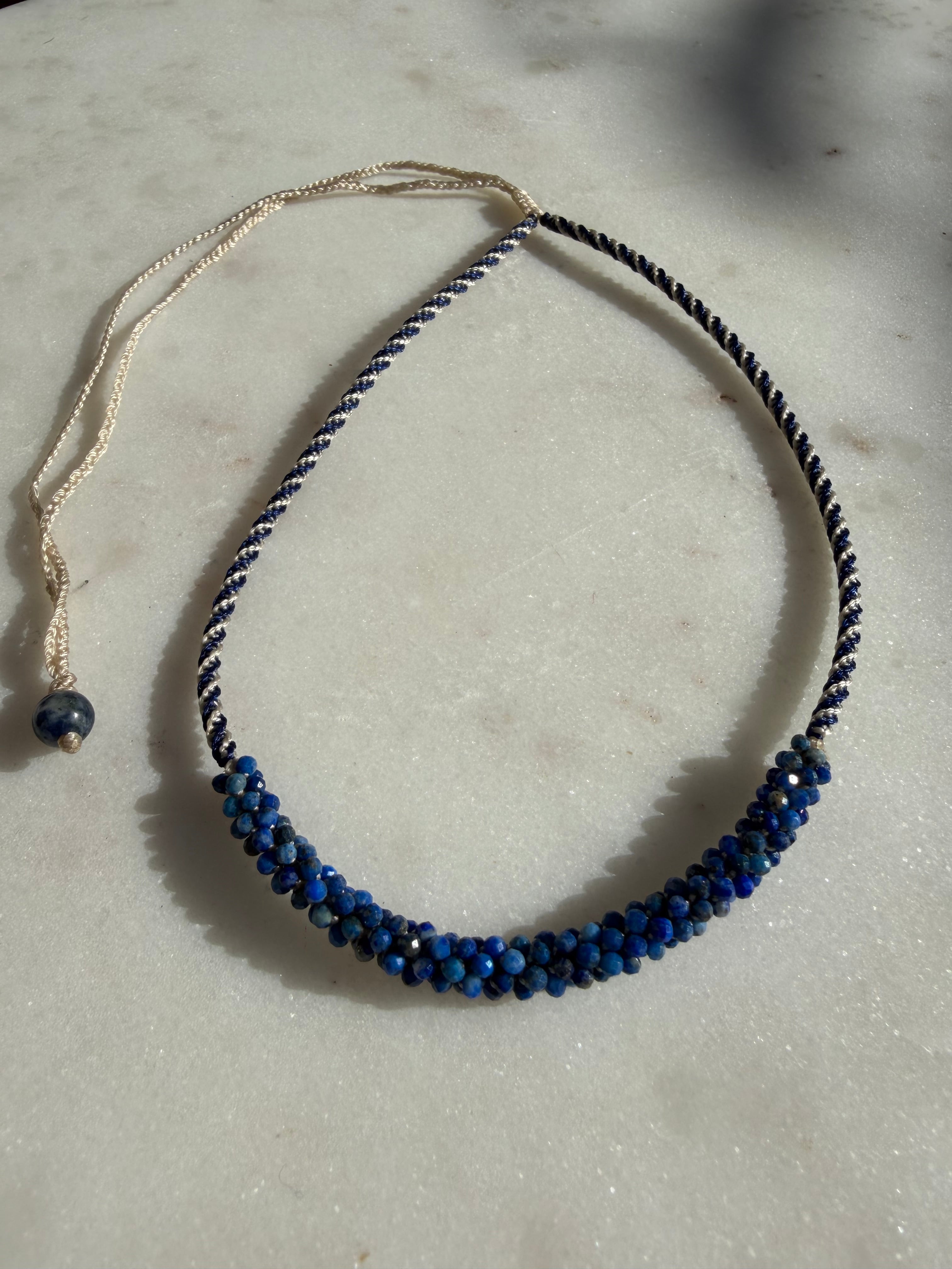 Nomad Gem Choker Lapis | Necklaces