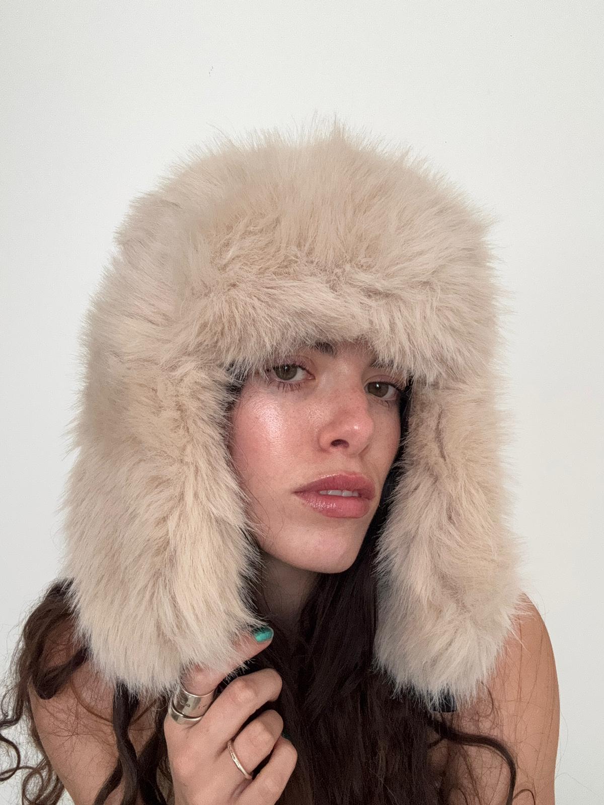 Trapper Hat Beige