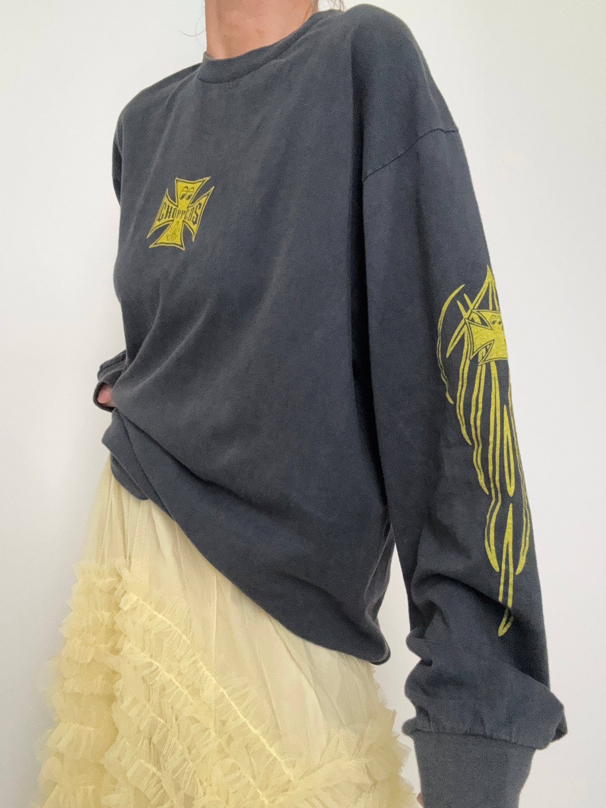 West Choppers Black & Yellow Longsleeve