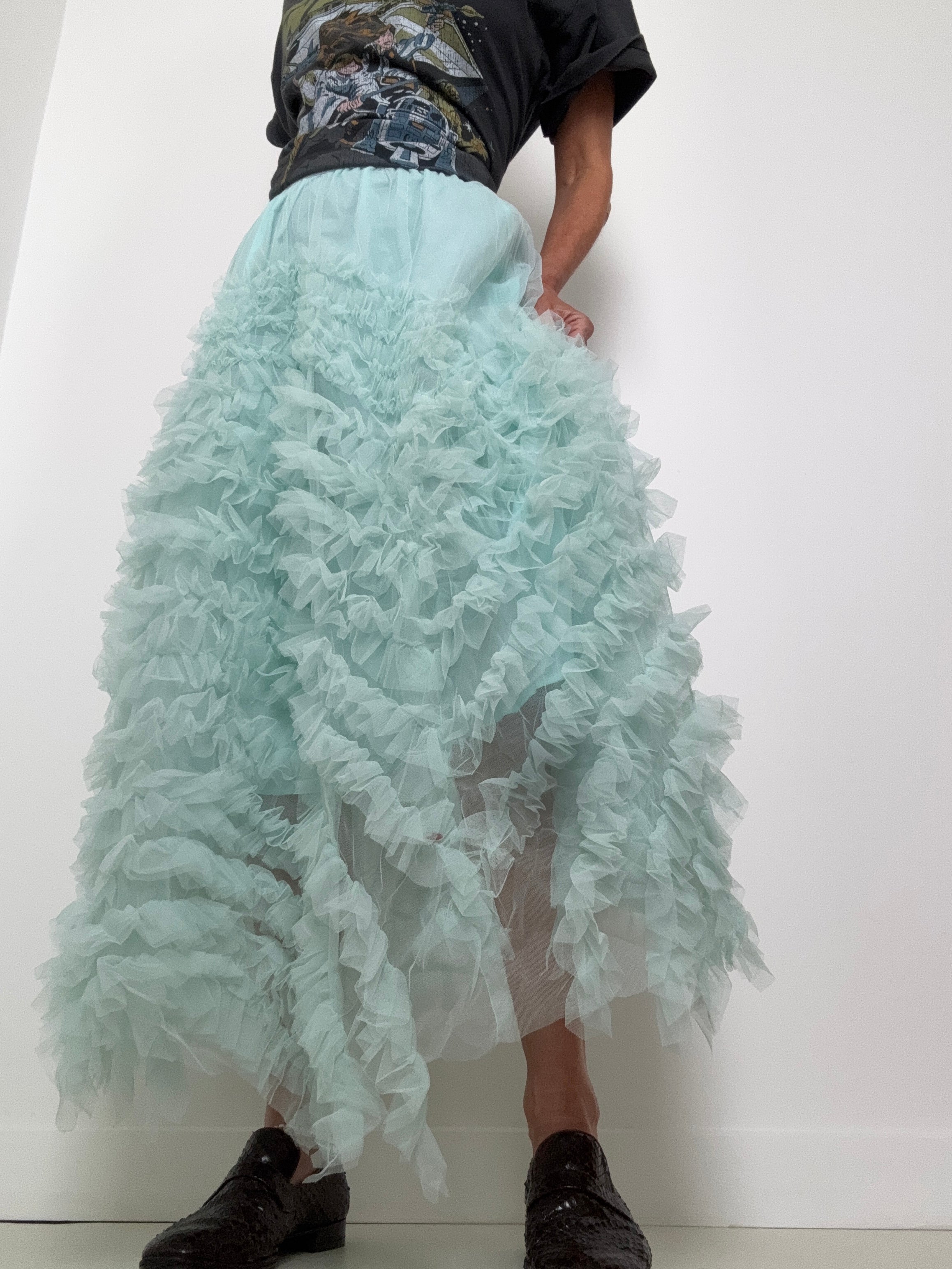 Seabreeze Tulle  Maxi Skirt