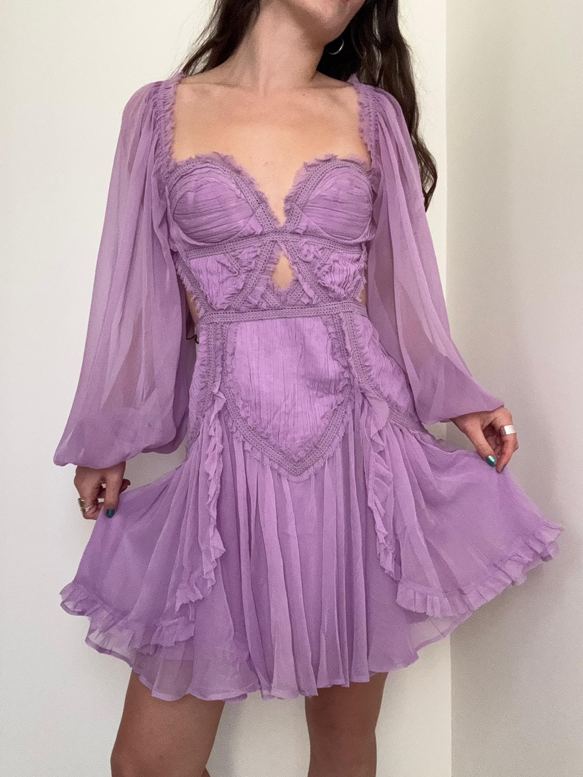 Lilac Maiden Mini Dress | Dresses