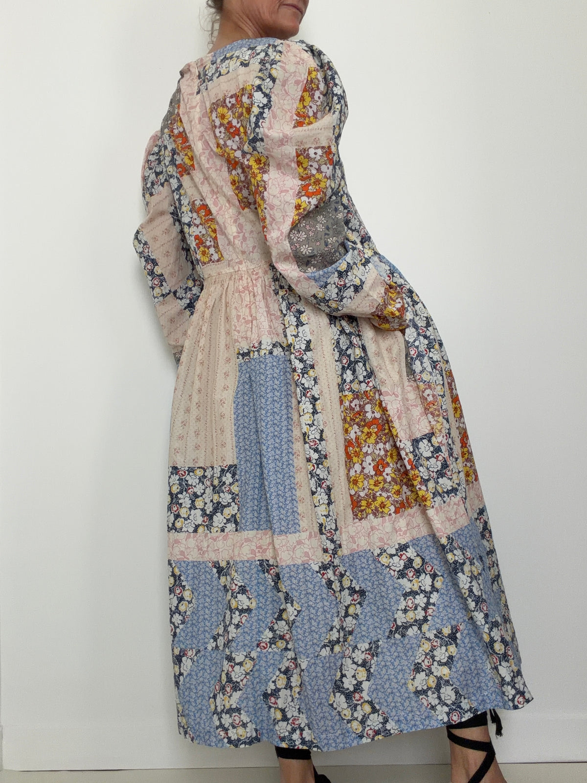Patchwork Cotton Dress