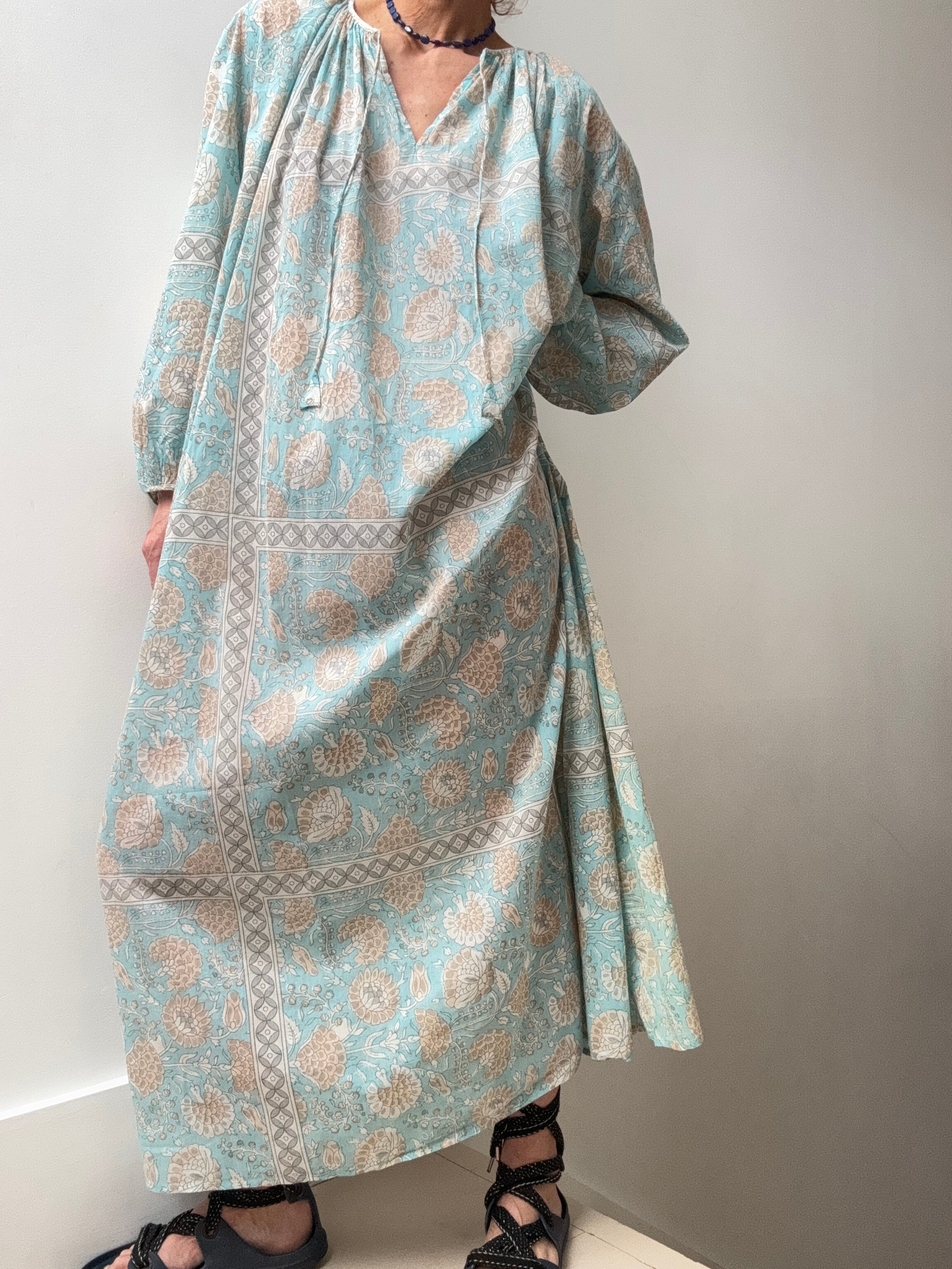 Antik Batik Flavie Dress Blue