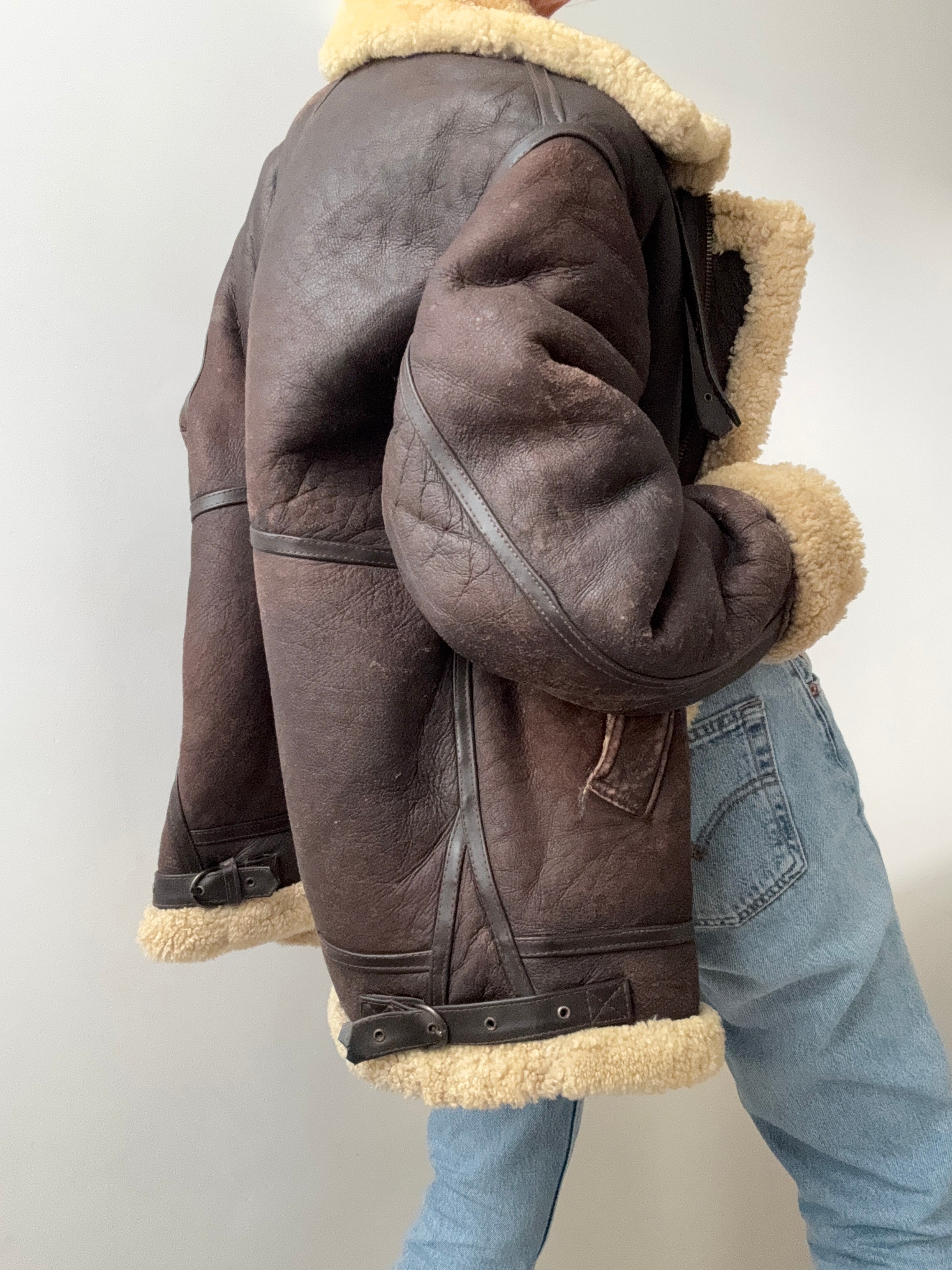 Original Vintage Shearling Jacket