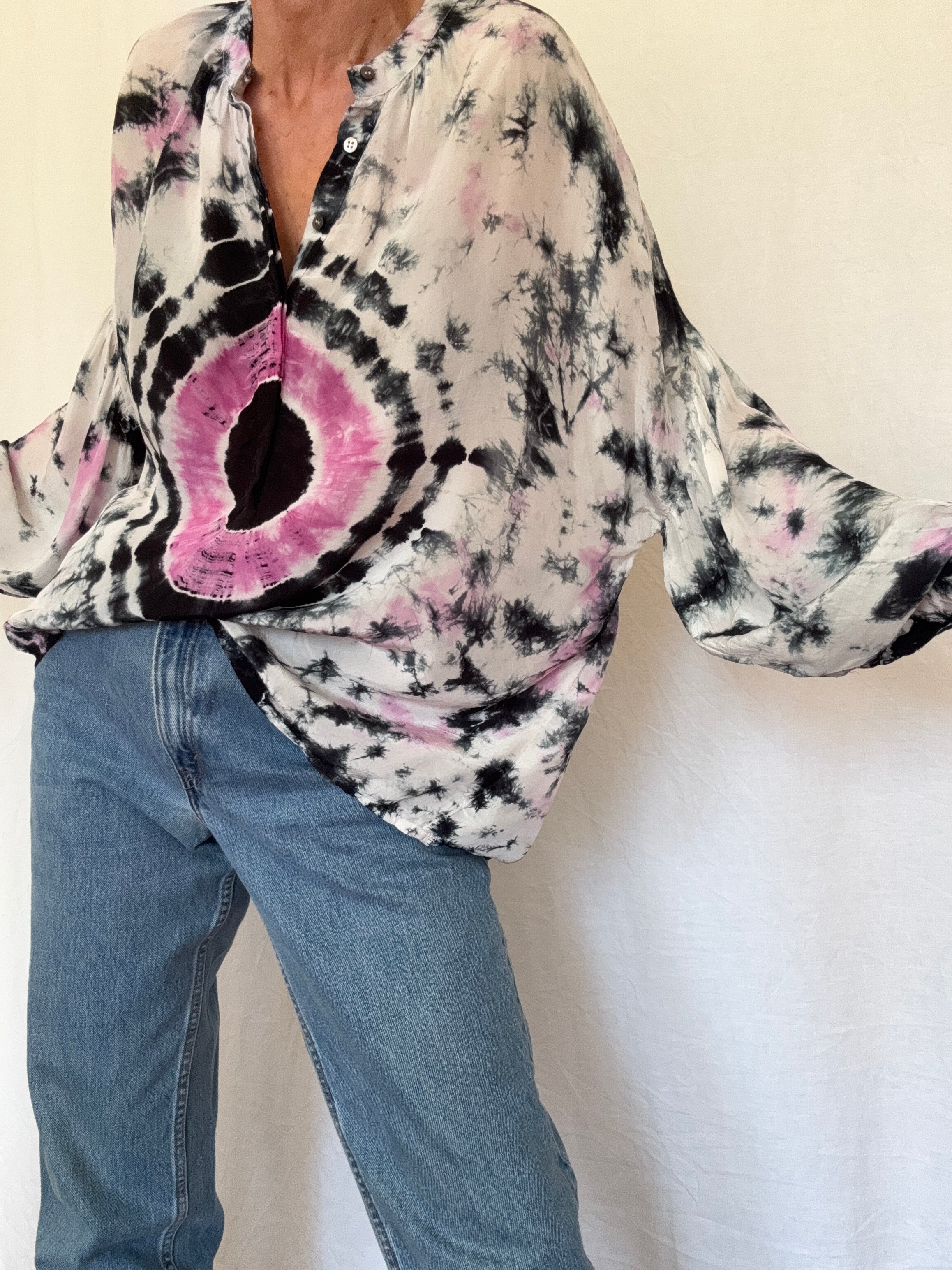 Romy Blouse Floss Tiedye | Blouses
