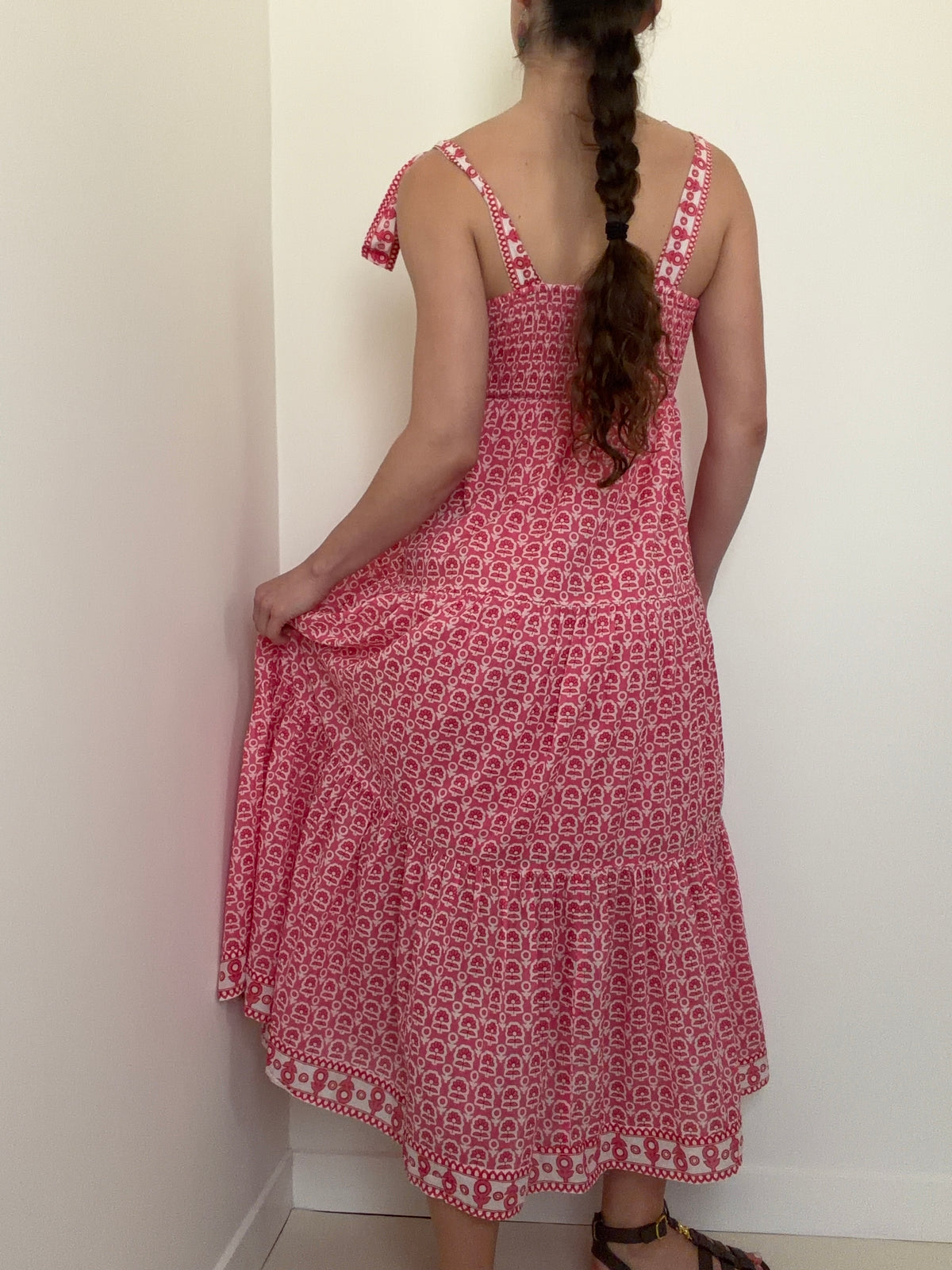 Tabithia Maxi Dress, Pop Pink