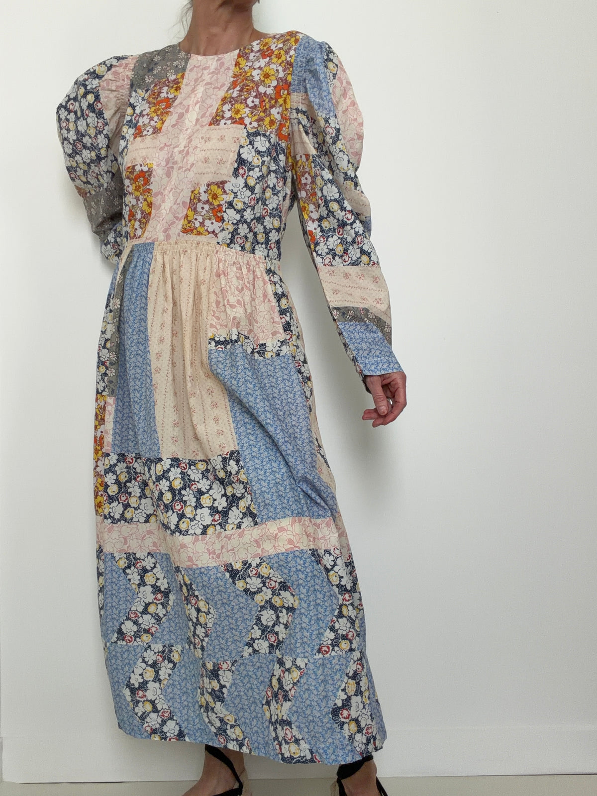 Patchwork Cotton Dress