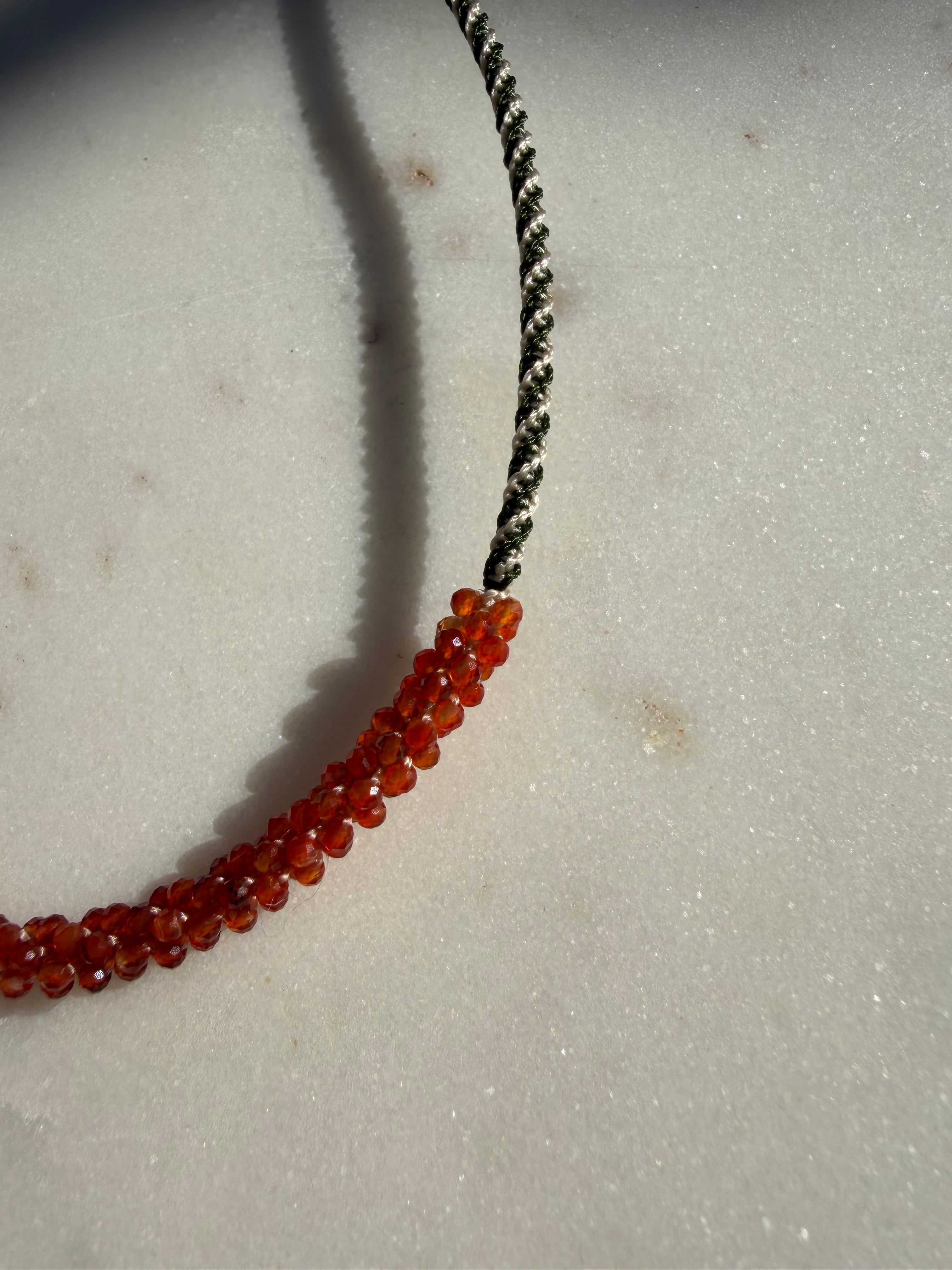 Nomad Gem Choker Carnelian