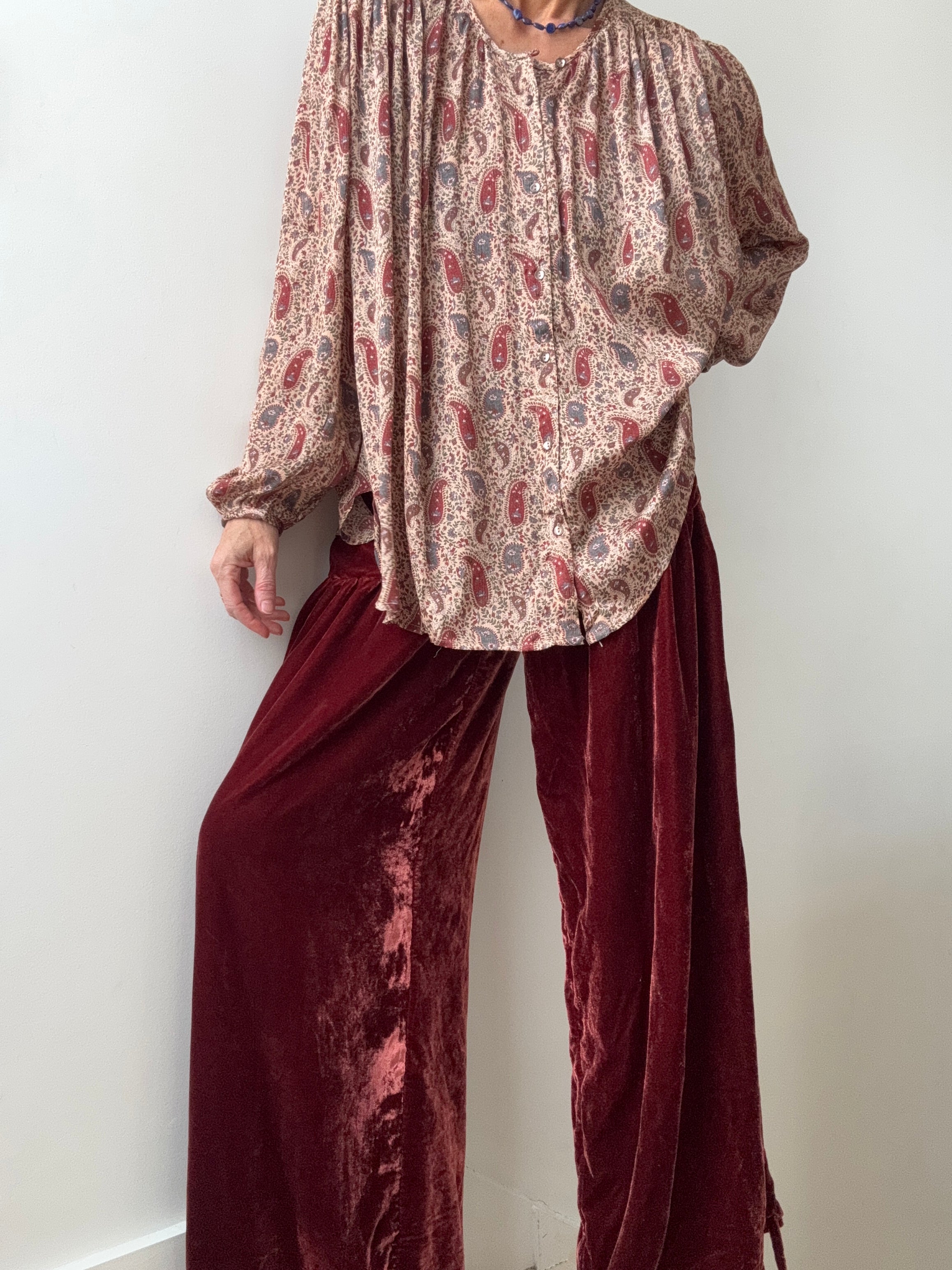 Paisley Viscose Blouse | Shirts