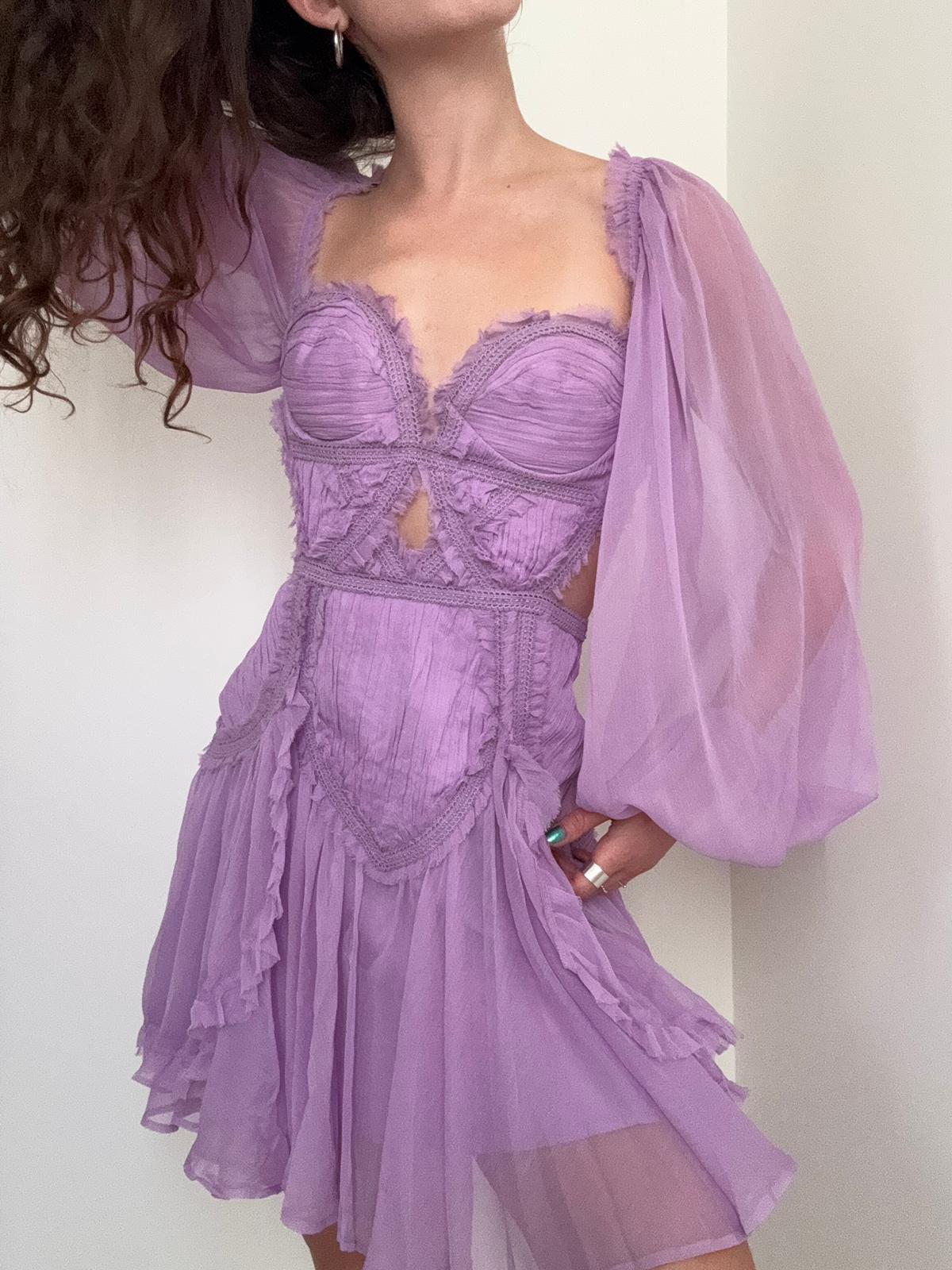 Lilac Maiden Mini Dress | Dresses