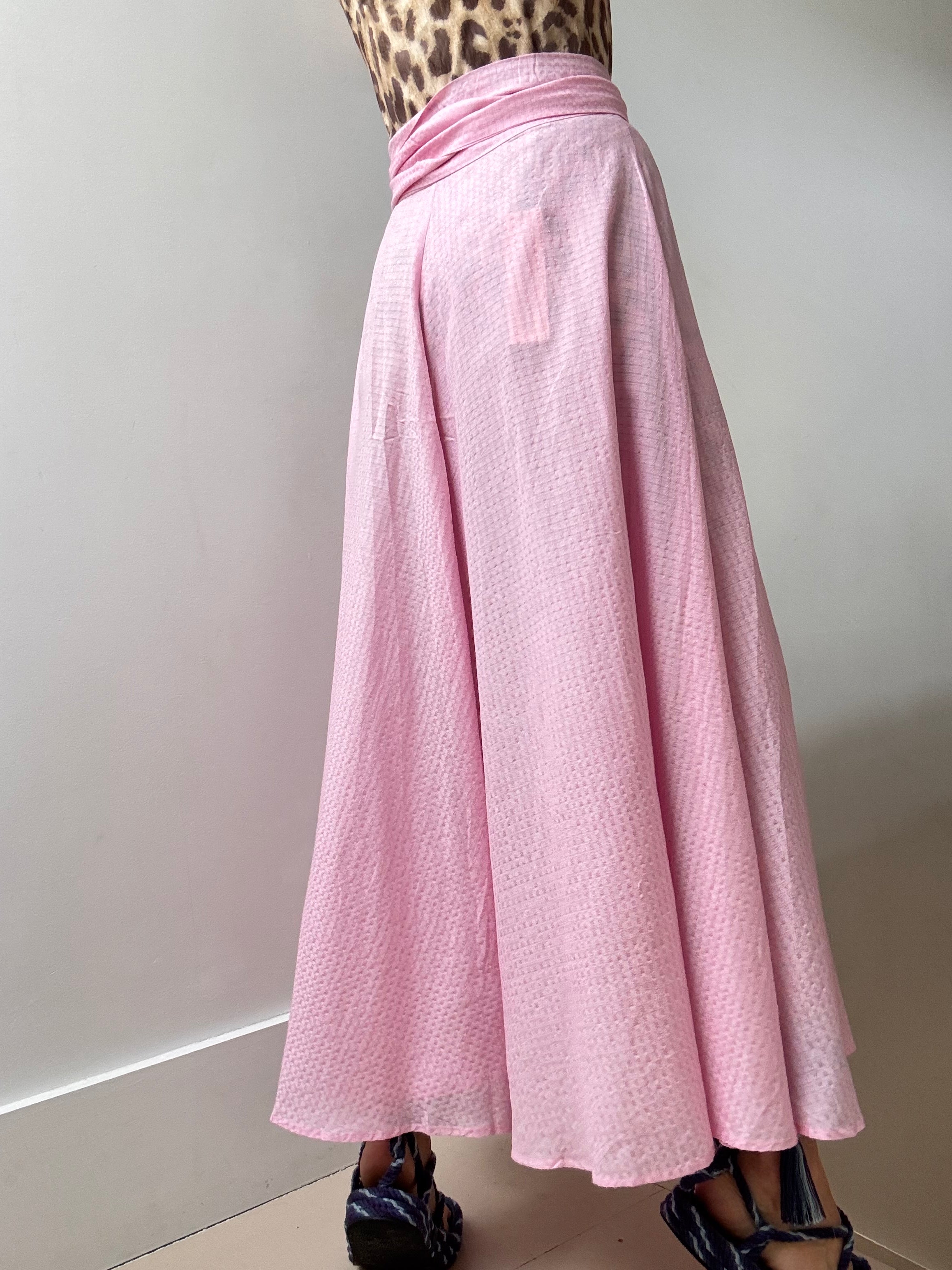 Evarae Pink Wrap Skirt