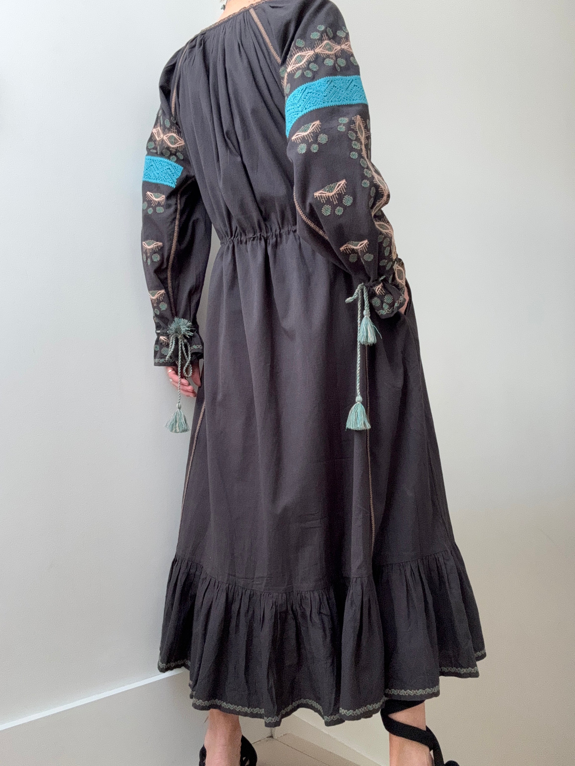 Scotch & Soda Folklore Dress Charcoal