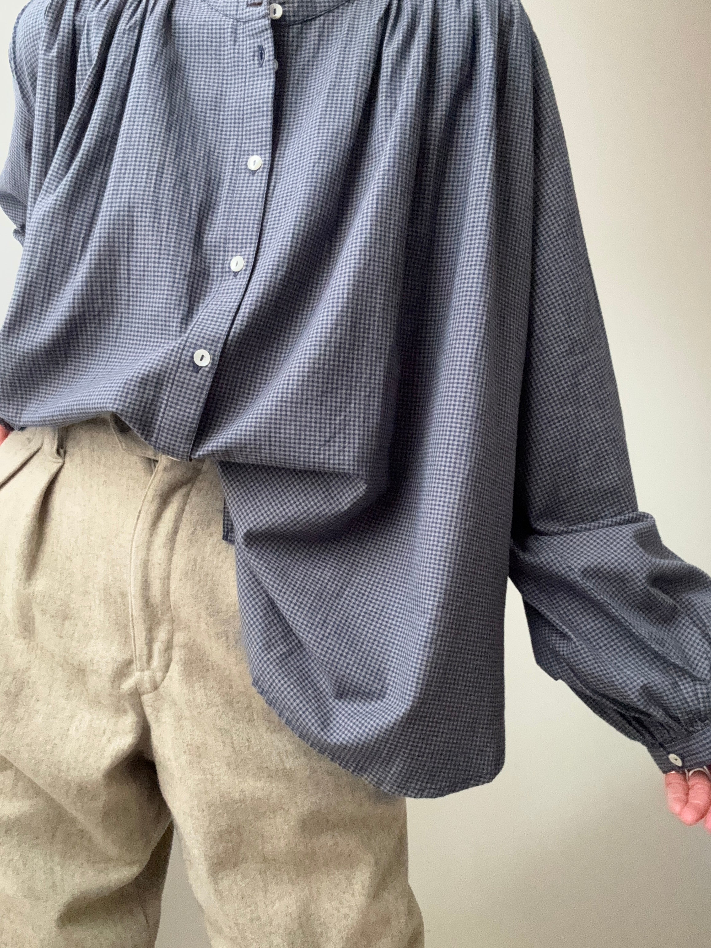 Skall Studio Rita Shirt Blue Check