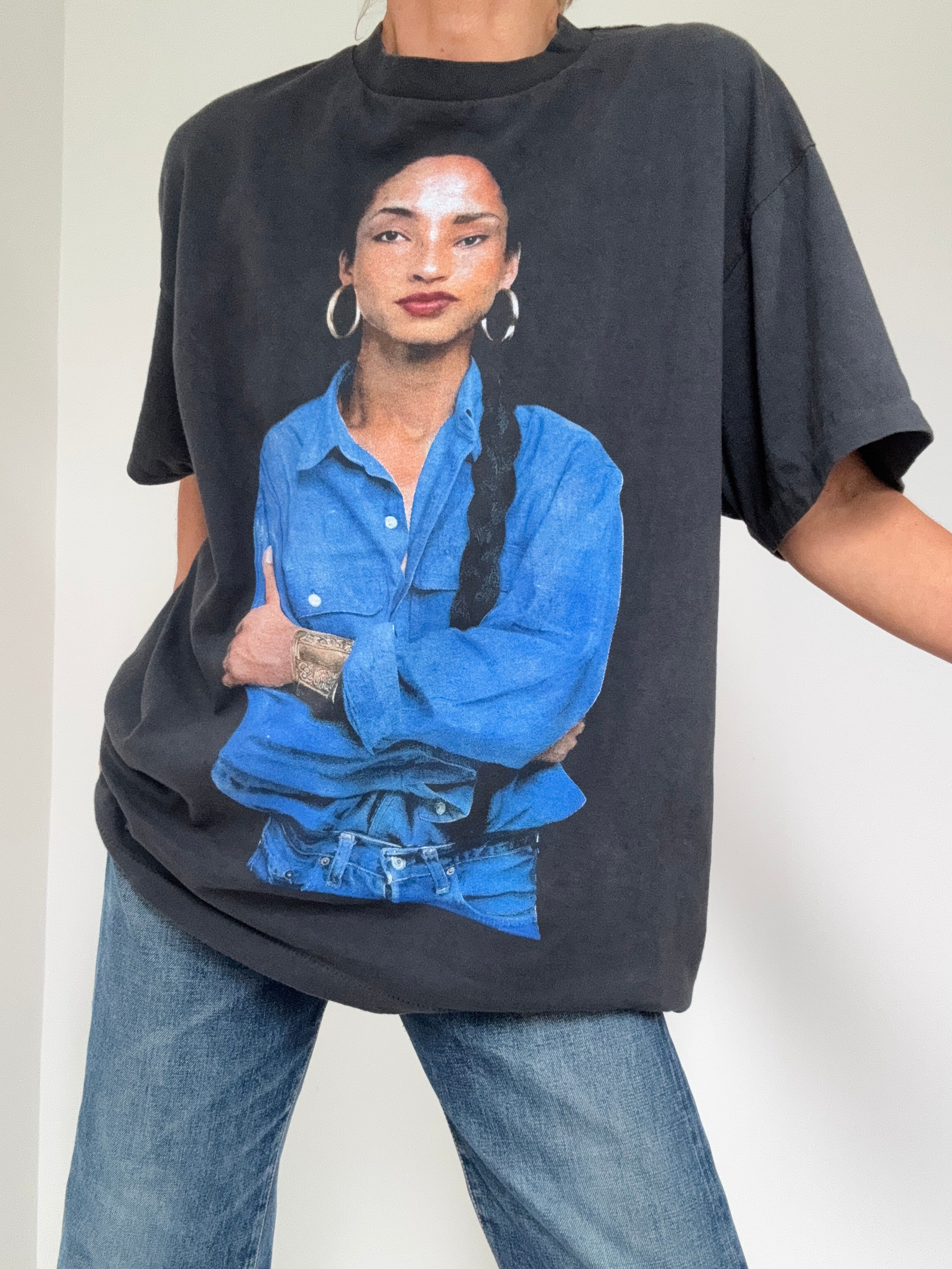 Faded Black Sade Tee