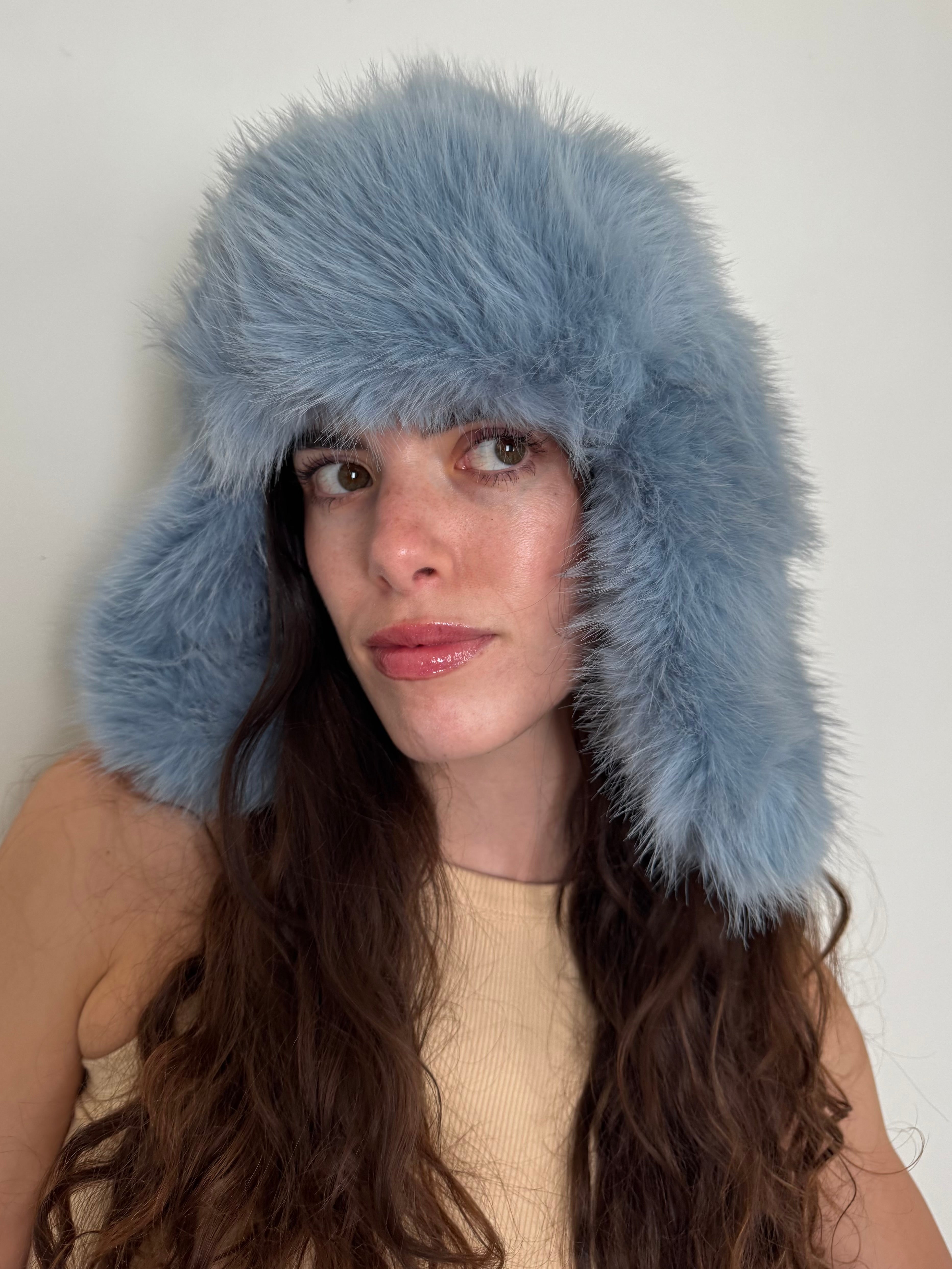Trapper Hat Blue