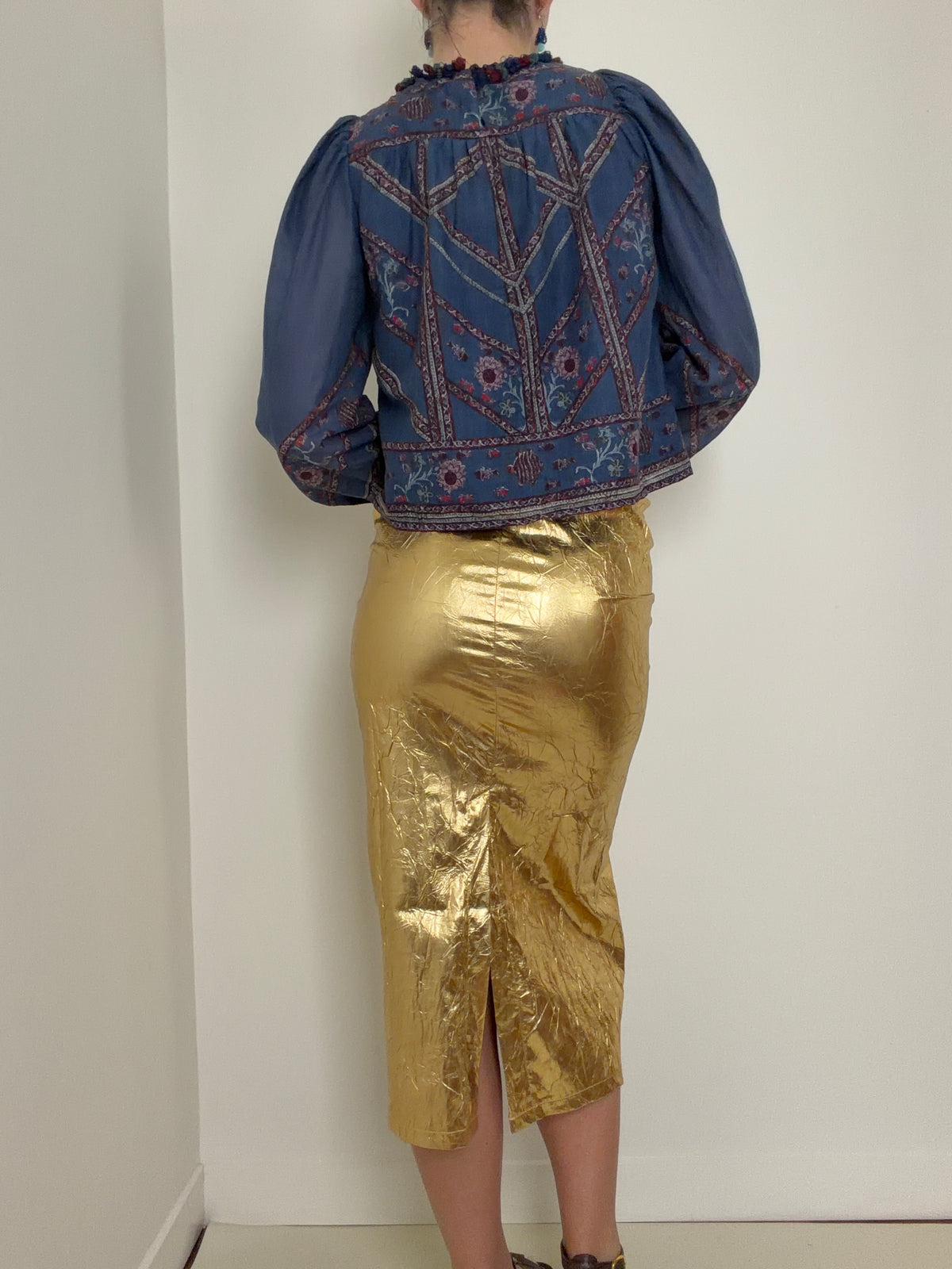Gold Foil Skirt