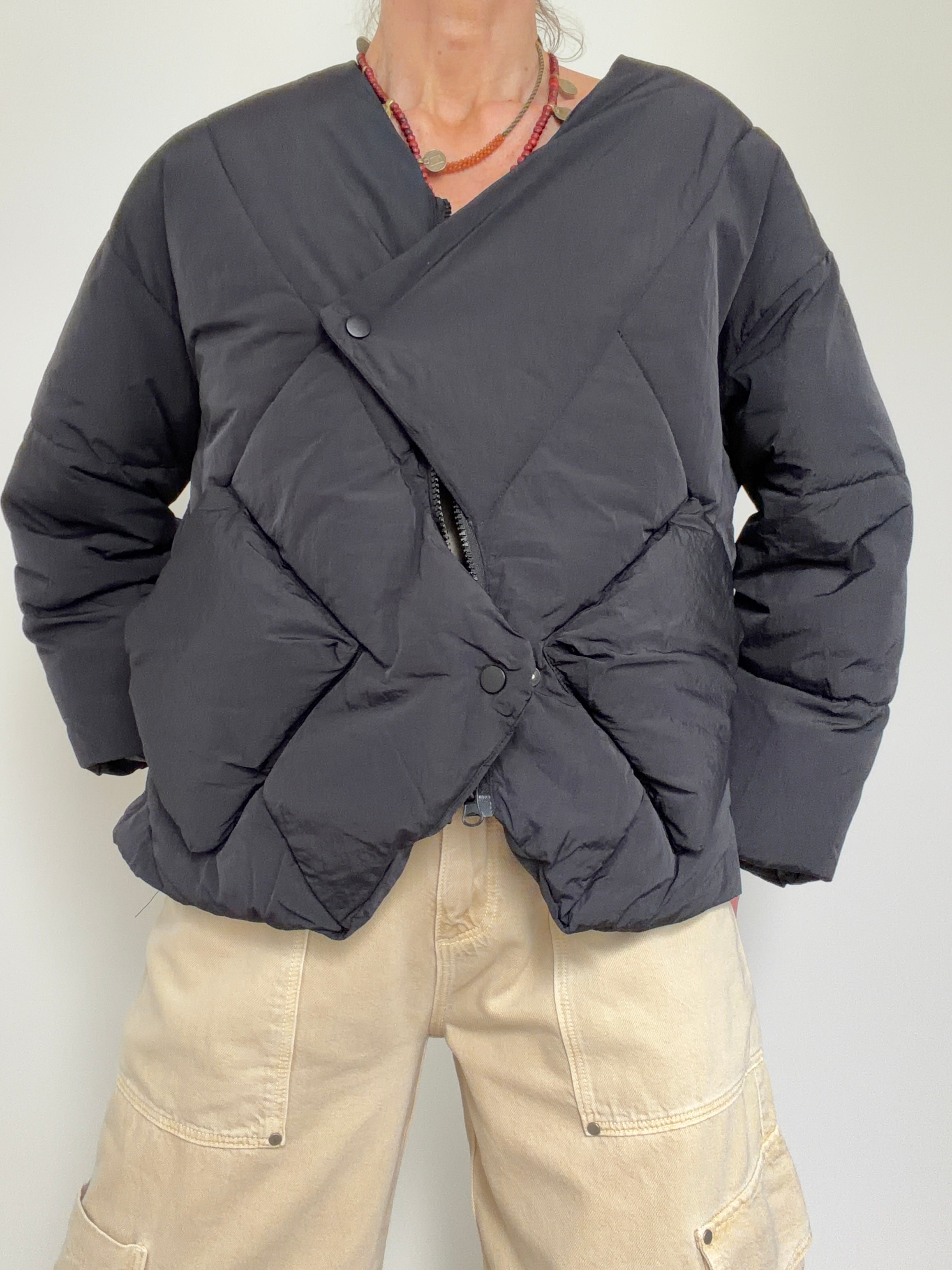 Crossover Puffer Black