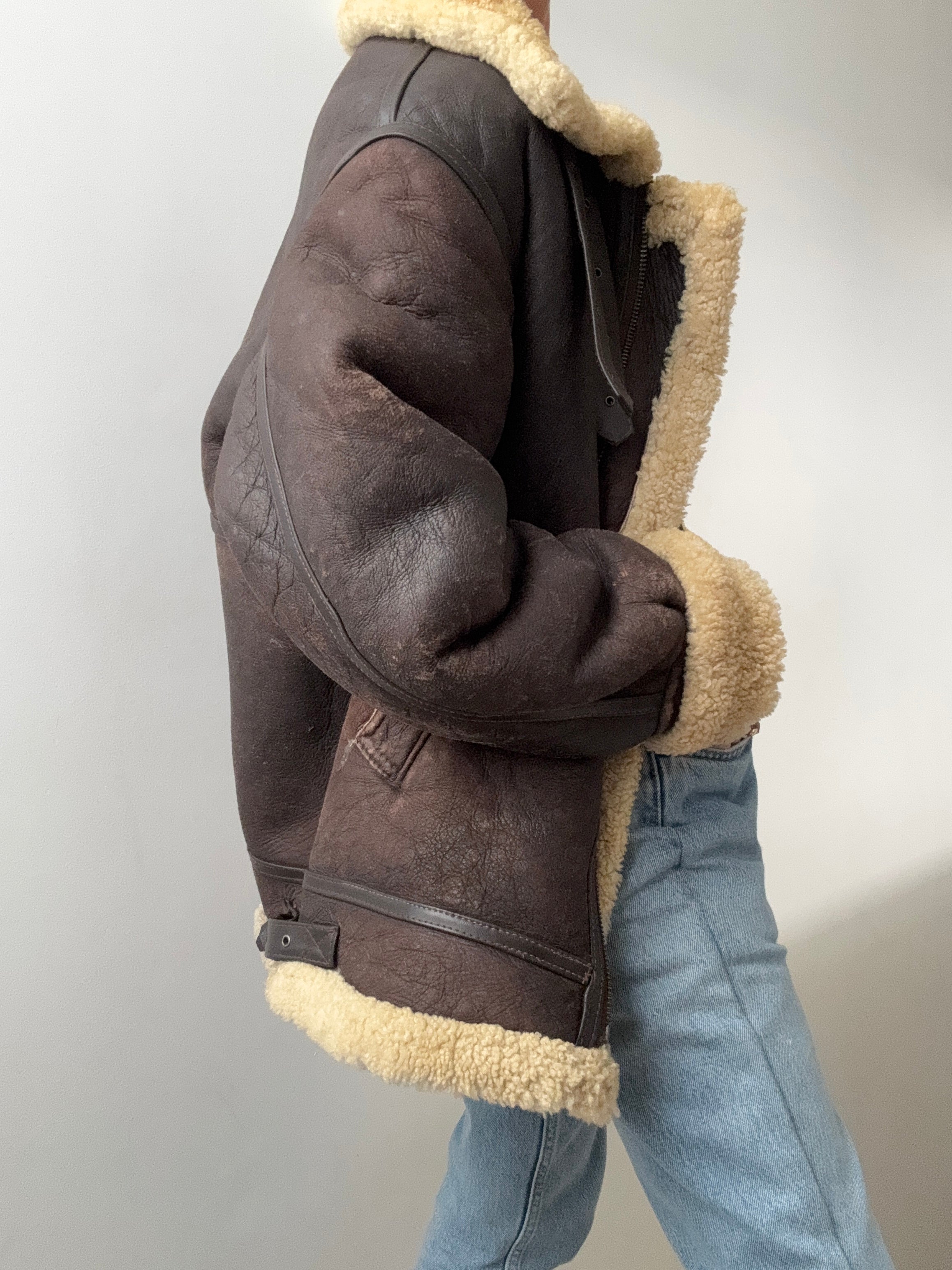 Original Vintage Shearling Jacket